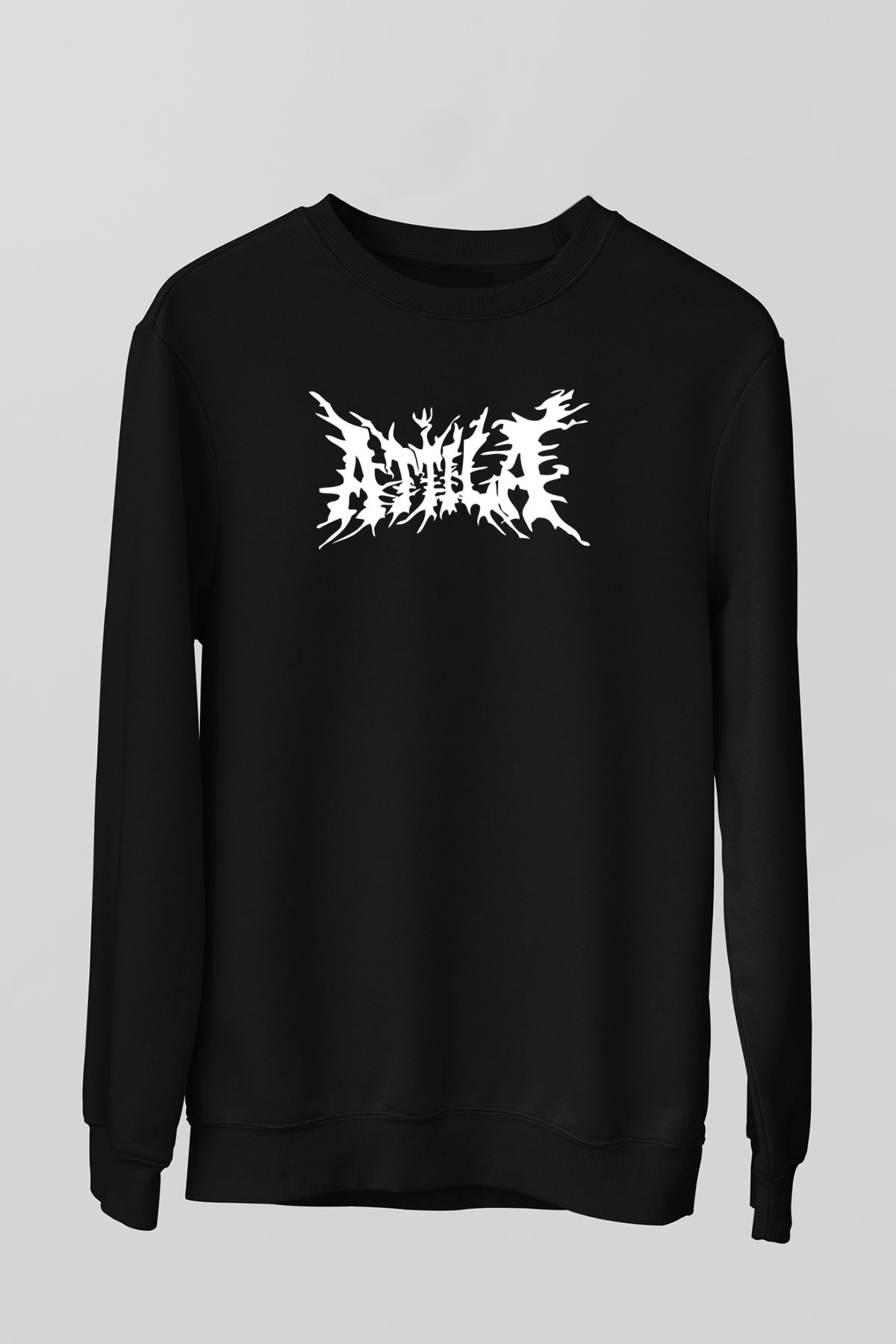 Atilla Siyah Unisex Sweatshirt
