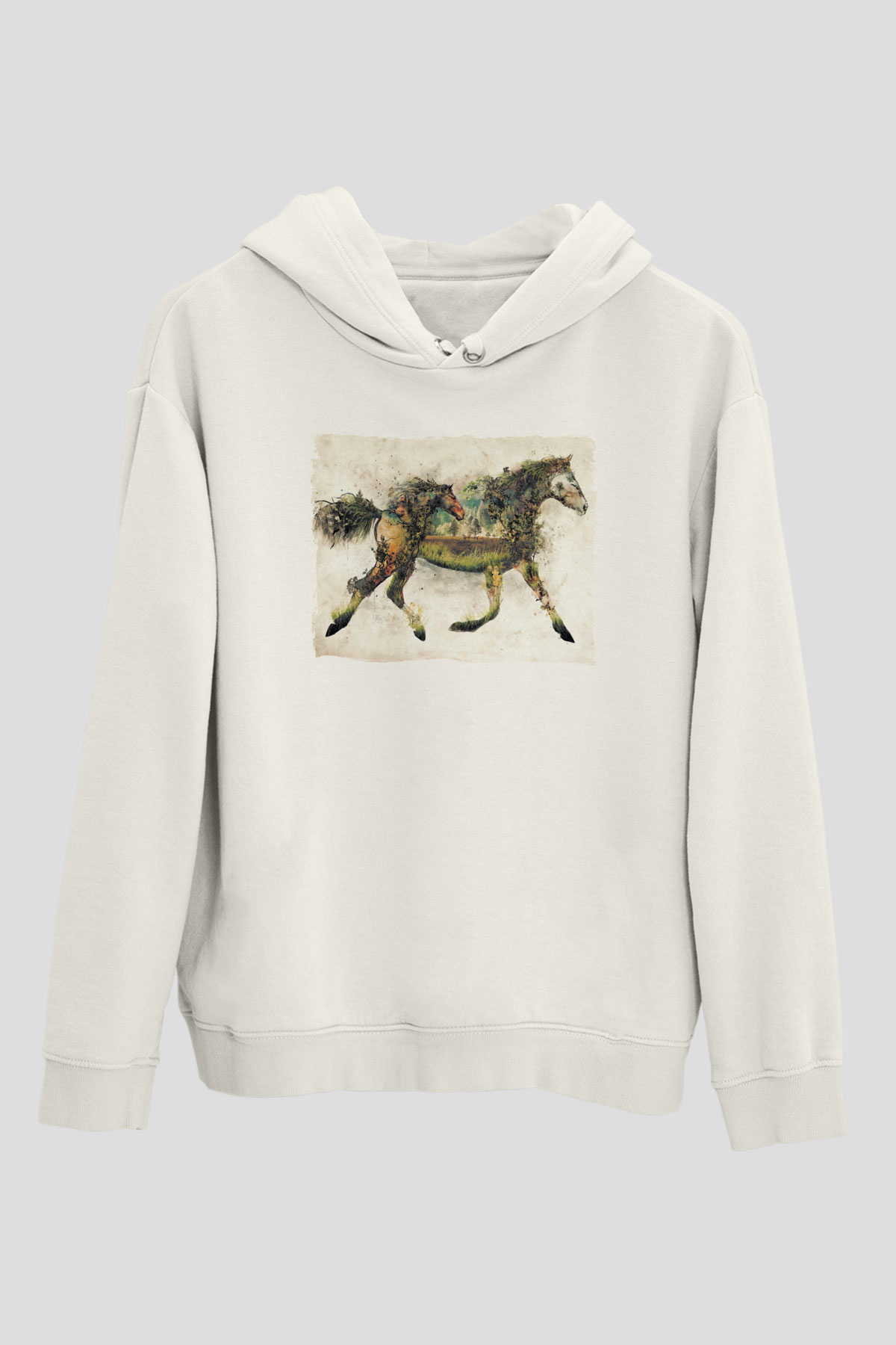 AtlarBeyaz  Unisex Hoodie