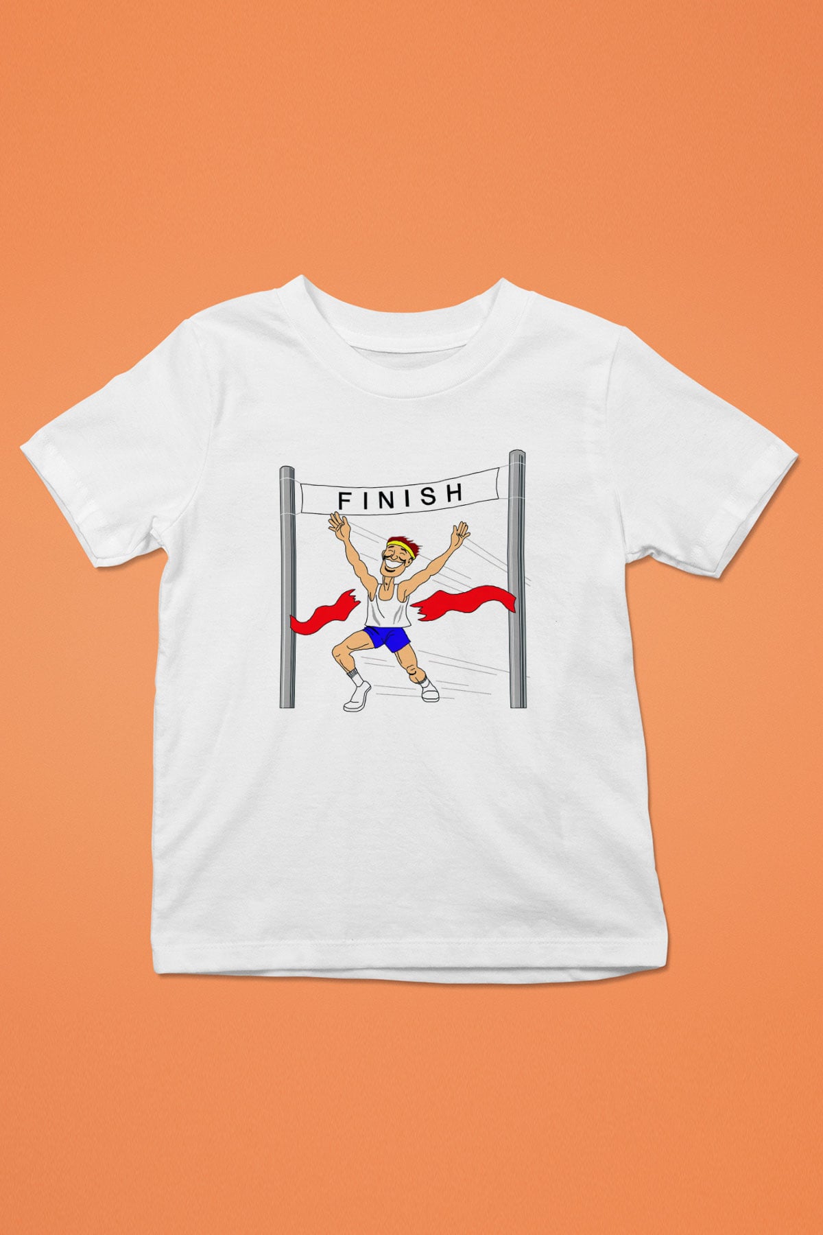 Atlet Beyaz Unisex Çocuk Tişört