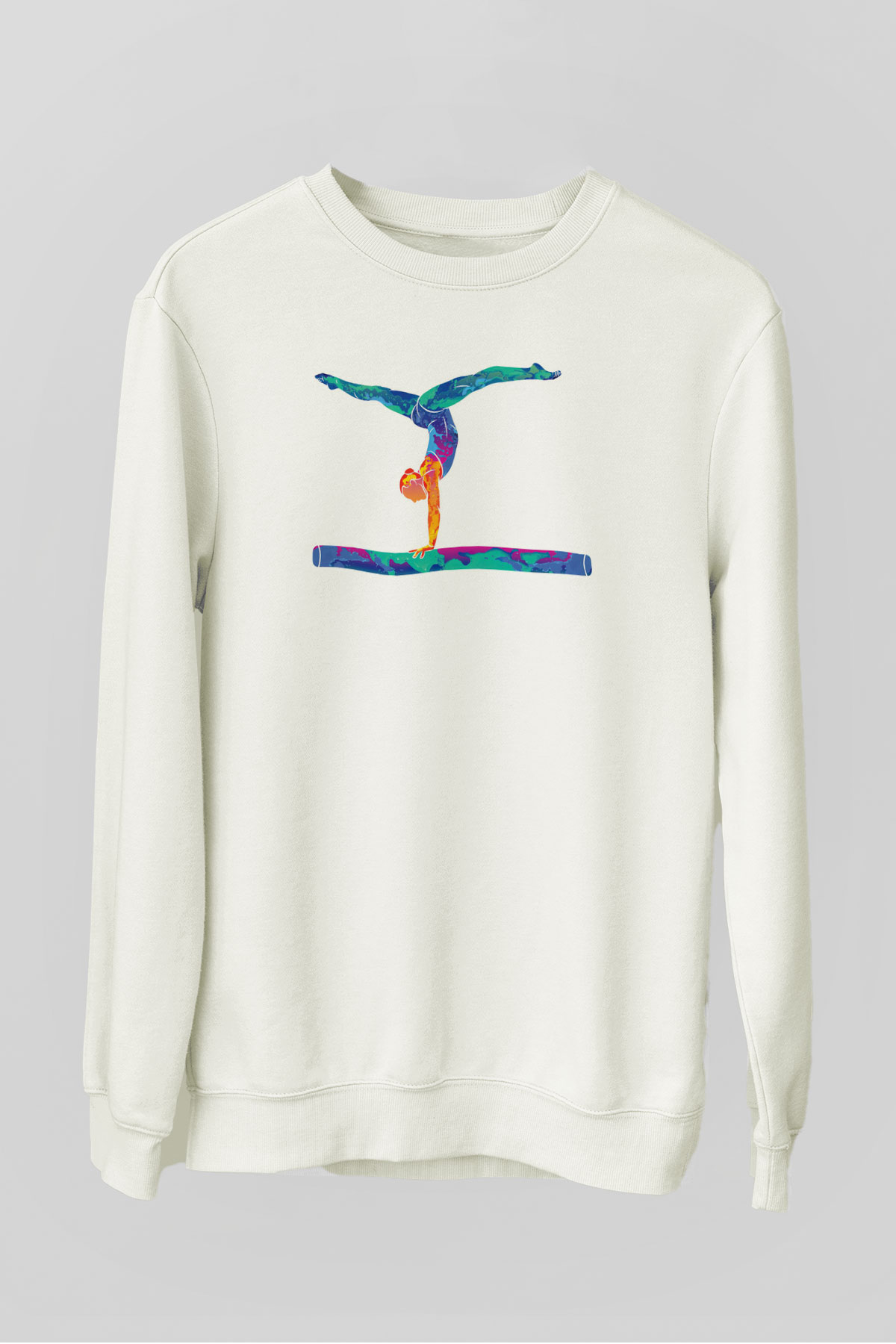 Atlet Beyaz Unisex Sweatshirt