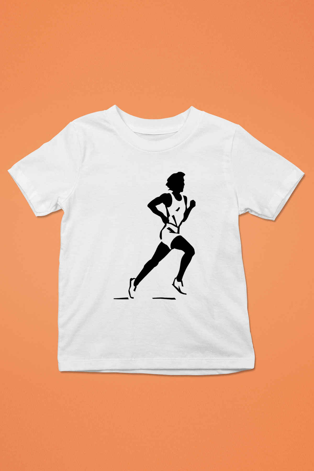 Atletizm Baskılı Unisex Beyaz Çocuk Tişört - Tshirt