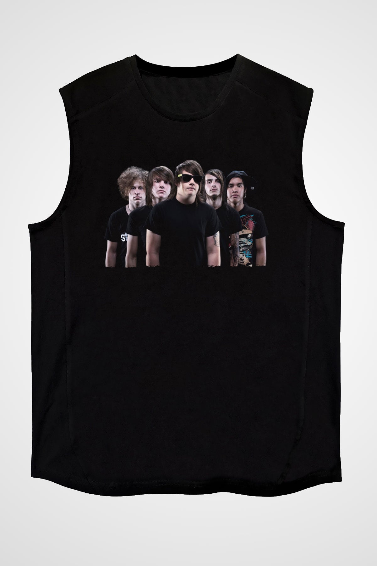 Attack Attack Siyah Unisex Kolsuz Tişört