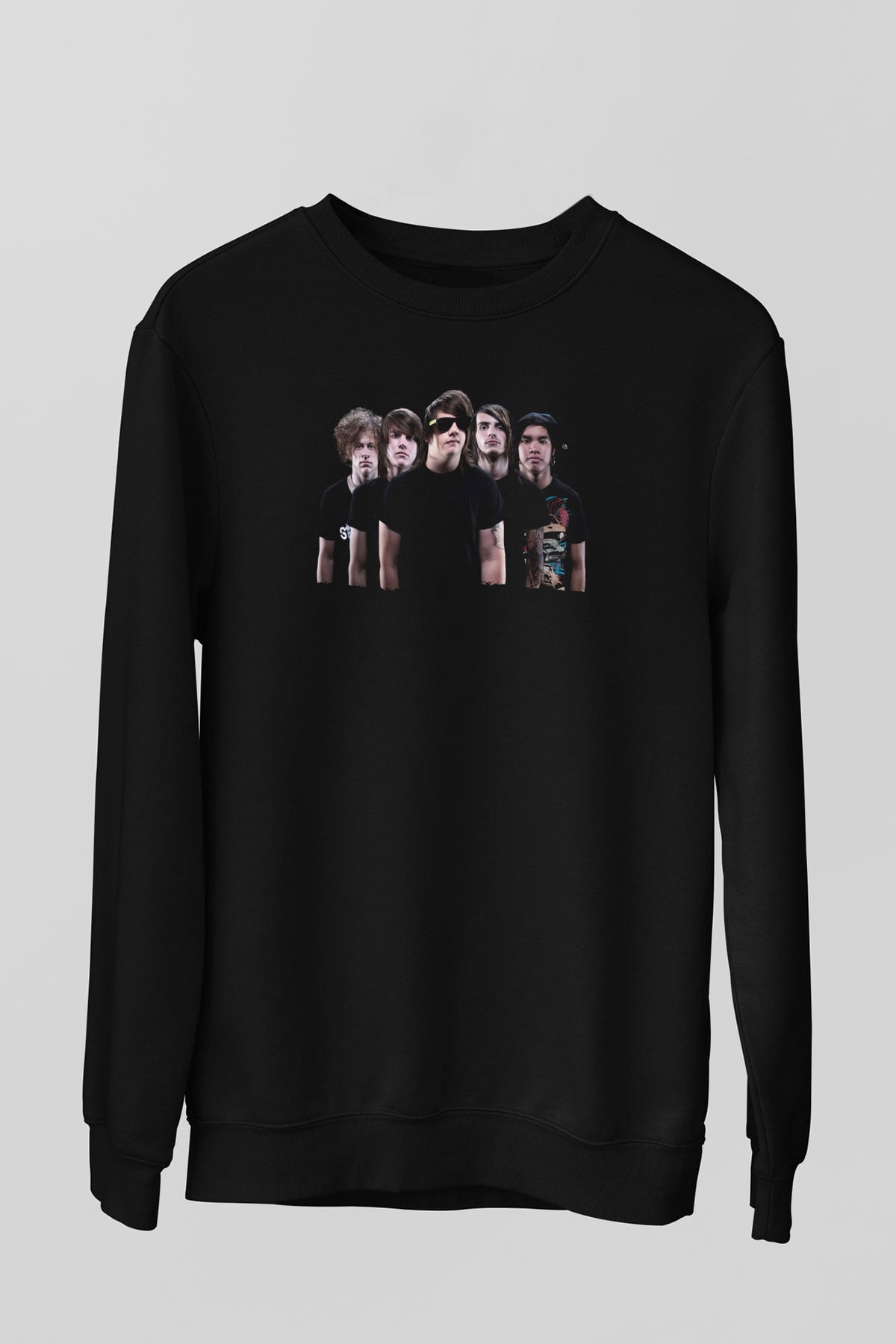 Attack Attack Siyah Unisex Sweatshirt