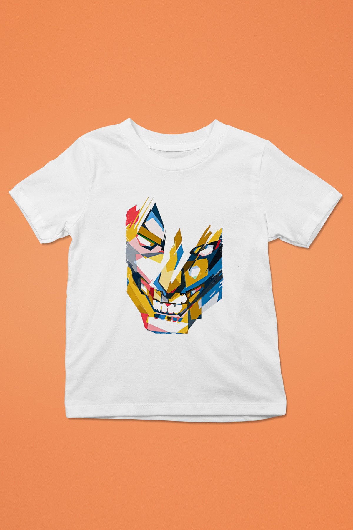 Attack On Titan Baskılı Beyaz Unisex Beyaz Çocuk Tişört - Tshirt