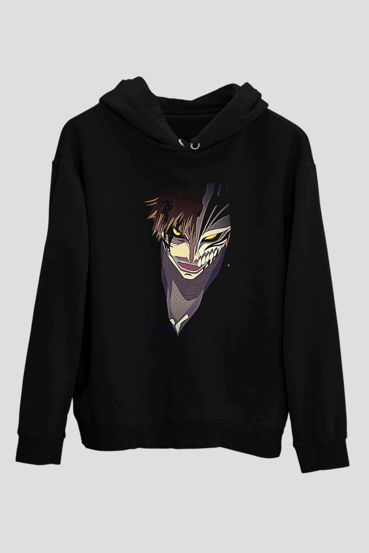 Attack On Titan Baskılı Unisex Siyah Hoodie