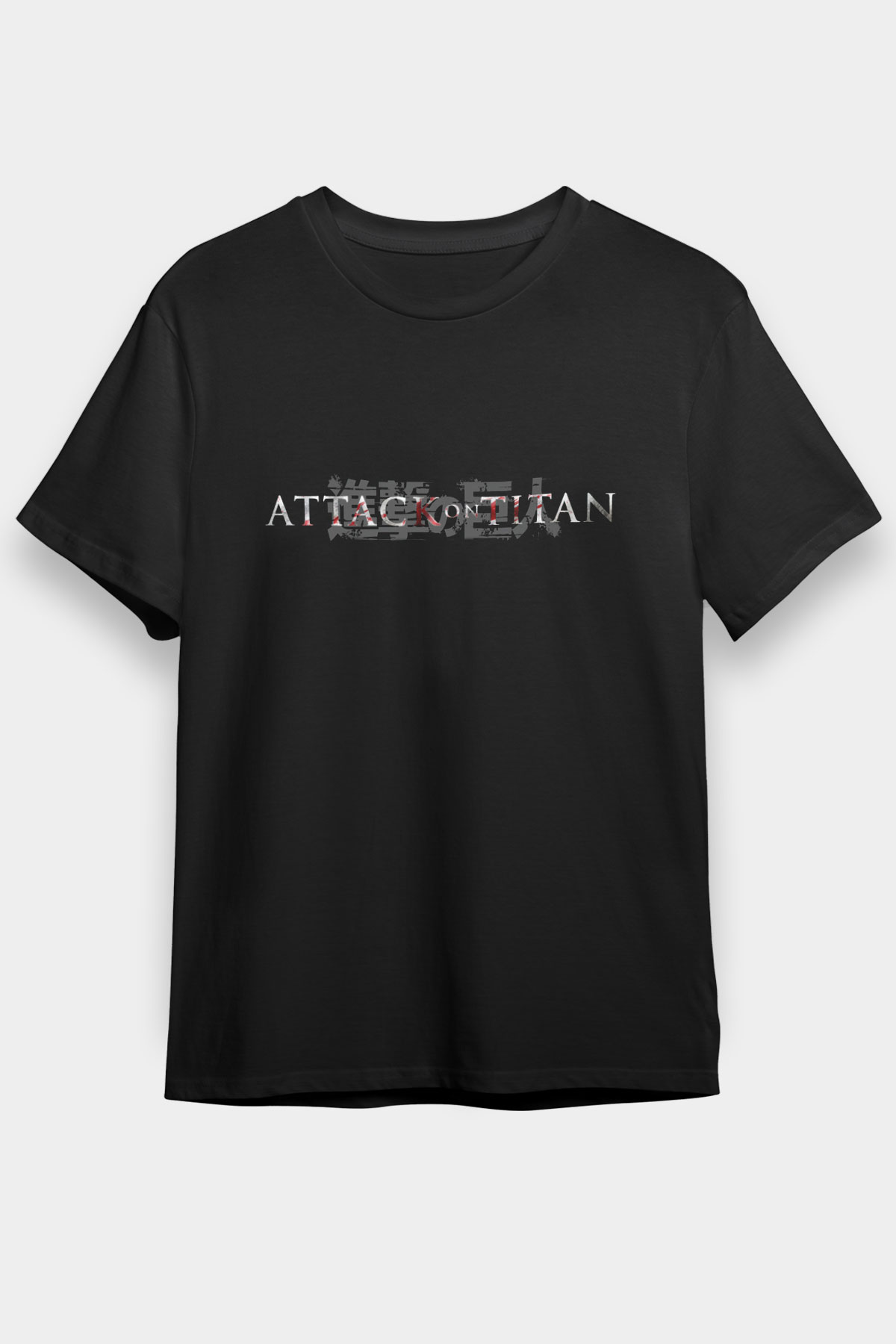 Attack on Titan Siyah Unisex Graphic Tee - STREETWEAR