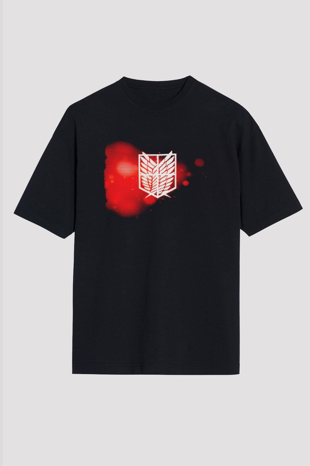 Attack on Titan Siyah Unisex Tişört T-Shirt
