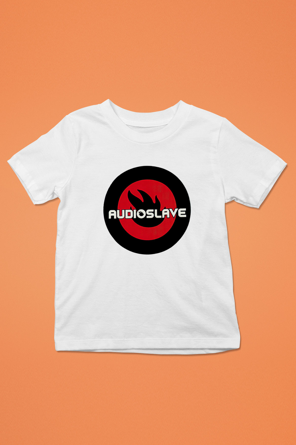 Audioslave Baskılı Beyaz Unisex Beyaz Çocuk Tişört - Tshirt