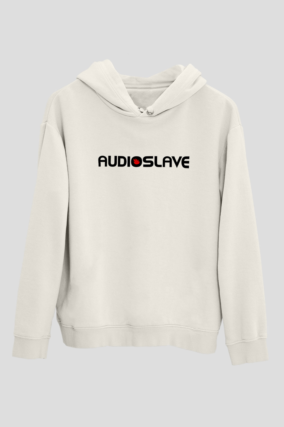 Audioslave Baskılı Beyaz Unisex Kapüşonlu Sweatshirt