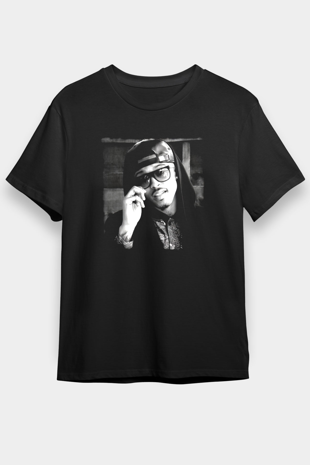 August Alsina Siyah Unisex Tişört T-Shirt - TişörtFabrikası