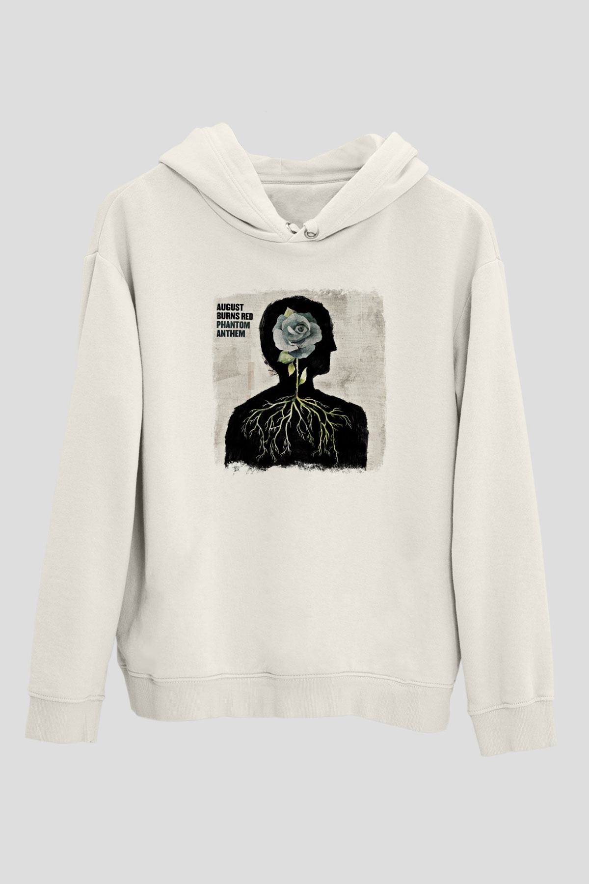 August Burns Red Baskılı Unisex Beyaz Hoodie