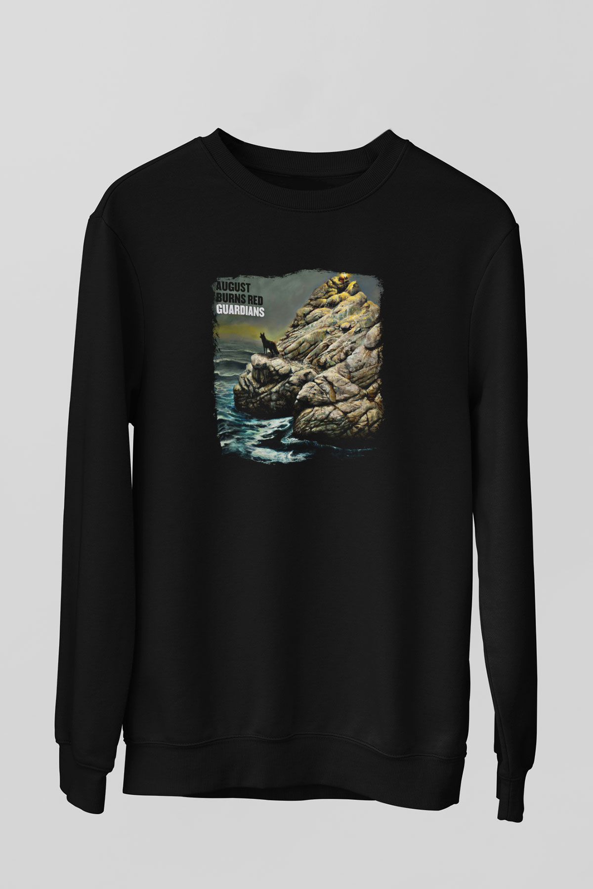 August Burns Red Baskılı Unisex Siyah Sweatshirt