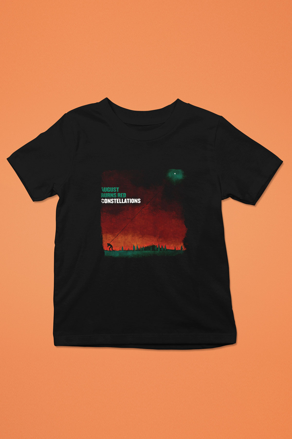 August Burns Red Baskılı Unisex Siyah Çocuk Tişört