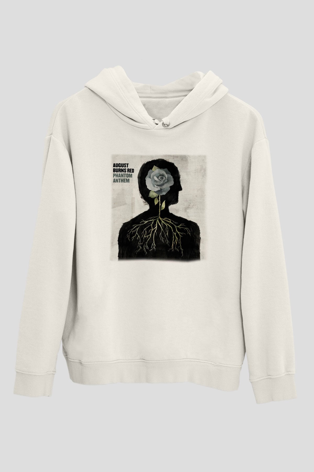 August Burns Red Beyaz Unisex Kapşonlu Sweatshirt