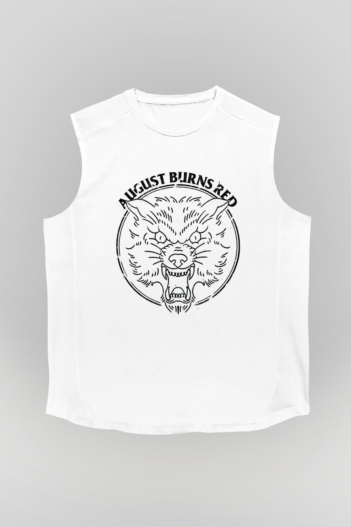 August Burns Red Beyaz Unisex Kolsuz Tişört