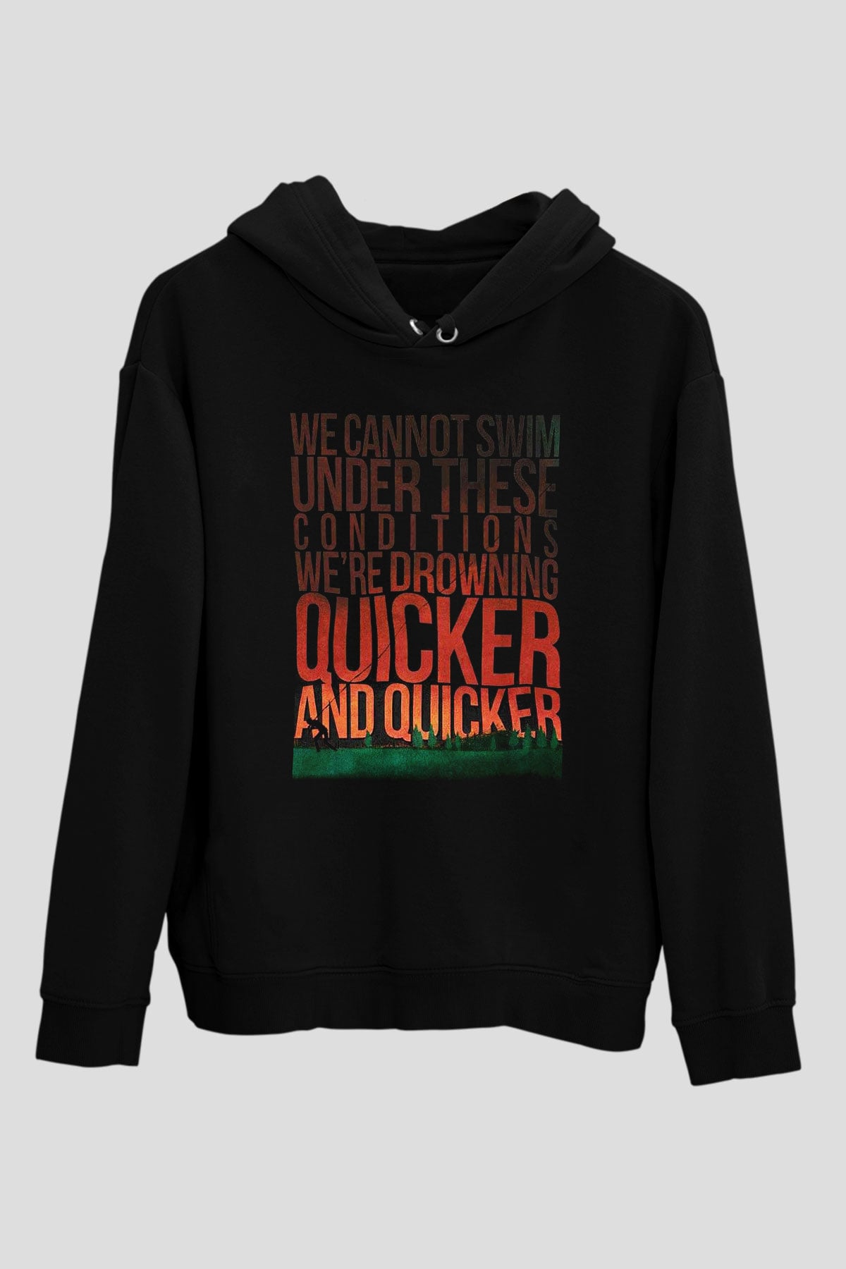 August Burns Red Siyah Unisex Hoodie