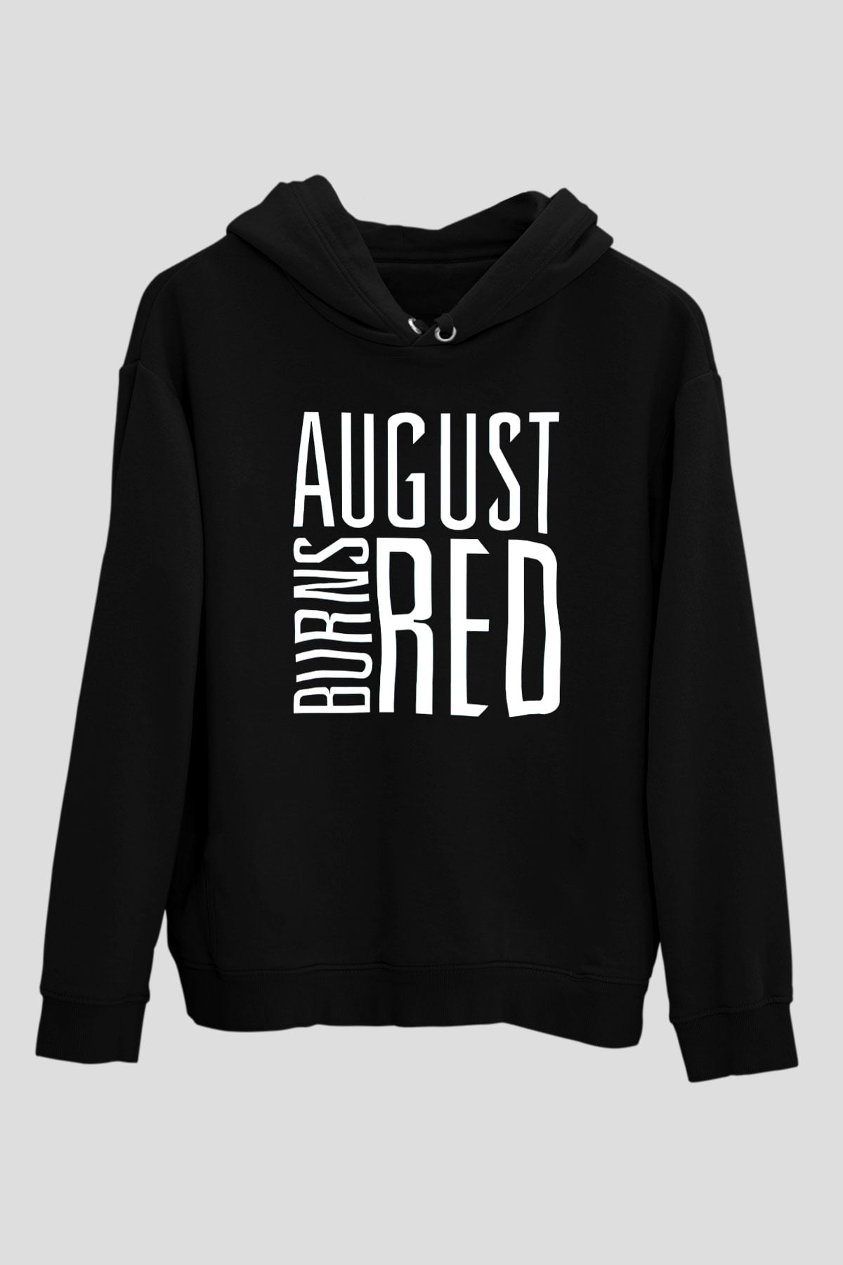 August Burns Red Siyah Unisex Kapüşonlu Sweatshirt