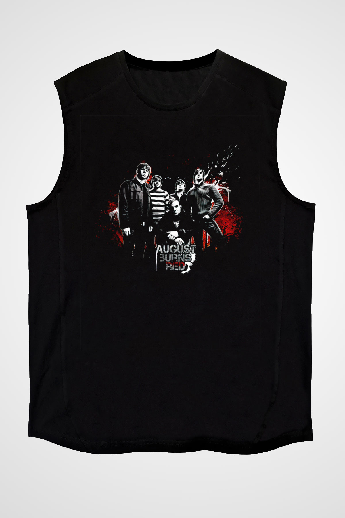 August Burns Red Siyah Unisex Kolsuz Tişört