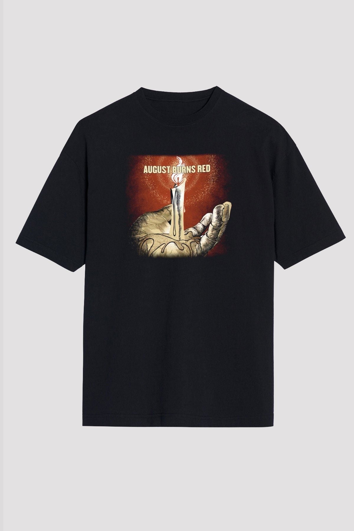 August Burns Red Siyah Unisex Oversize Tişört T-Shirt