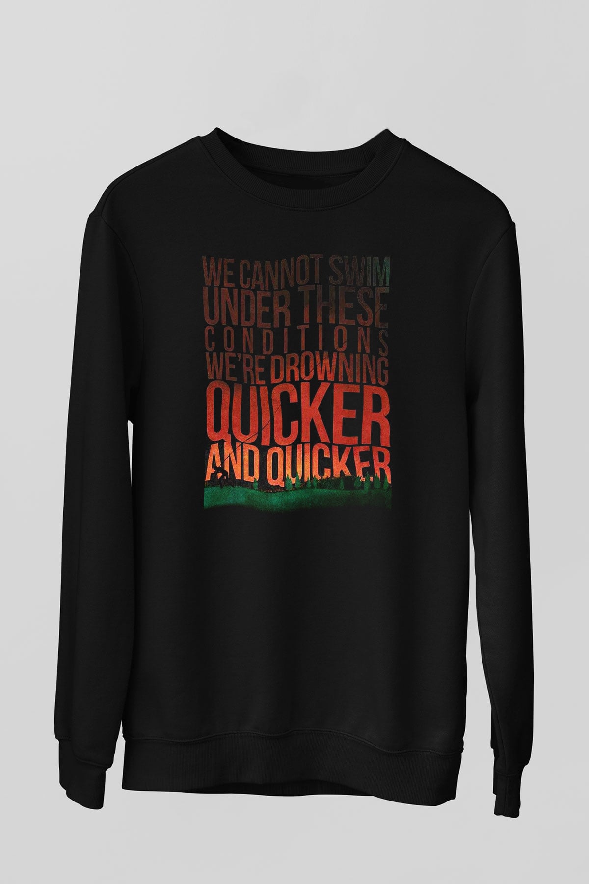 August Burns Red Siyah Unisex Sweatshirt