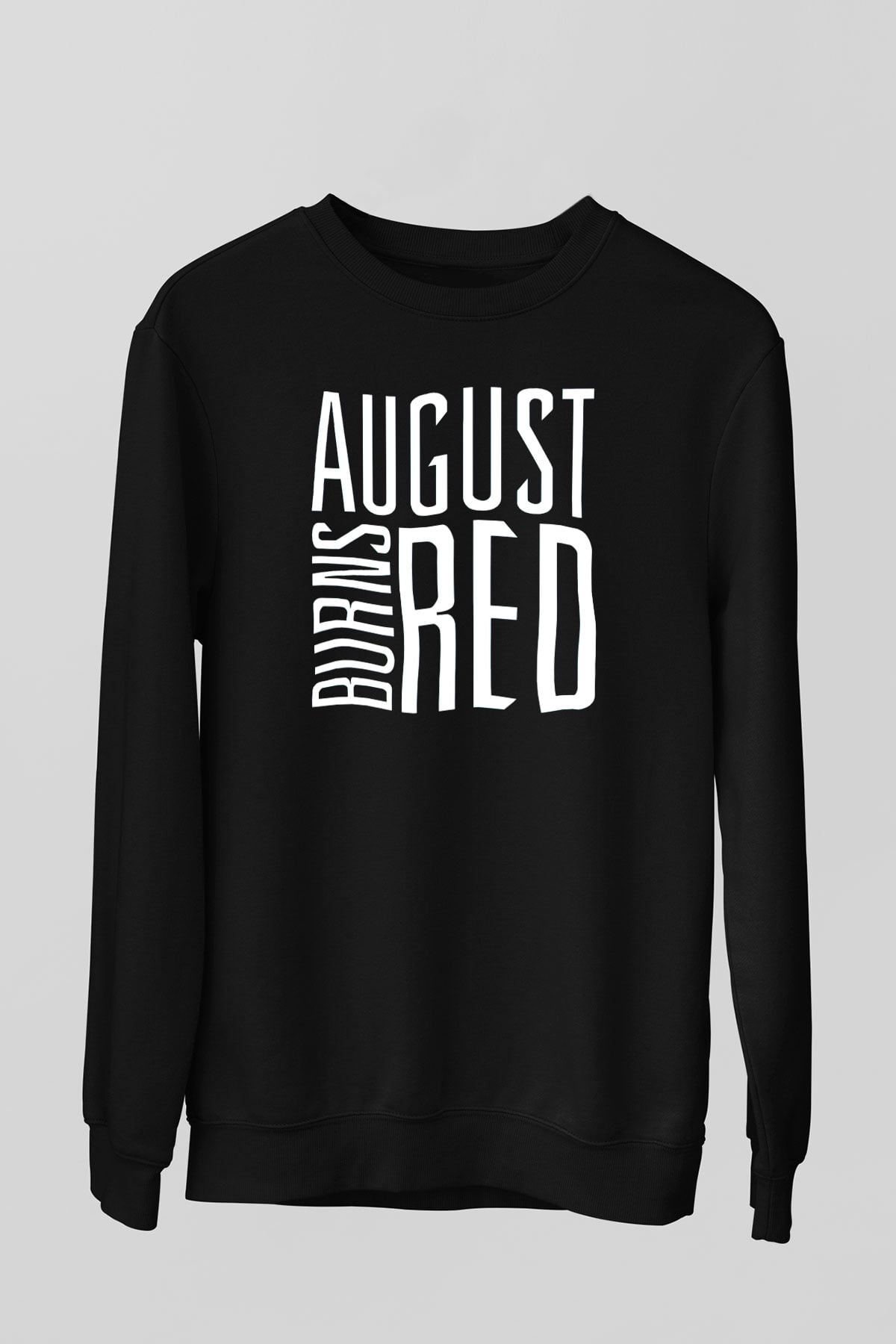 August Burns Red Siyah Unisex Sweatshirt