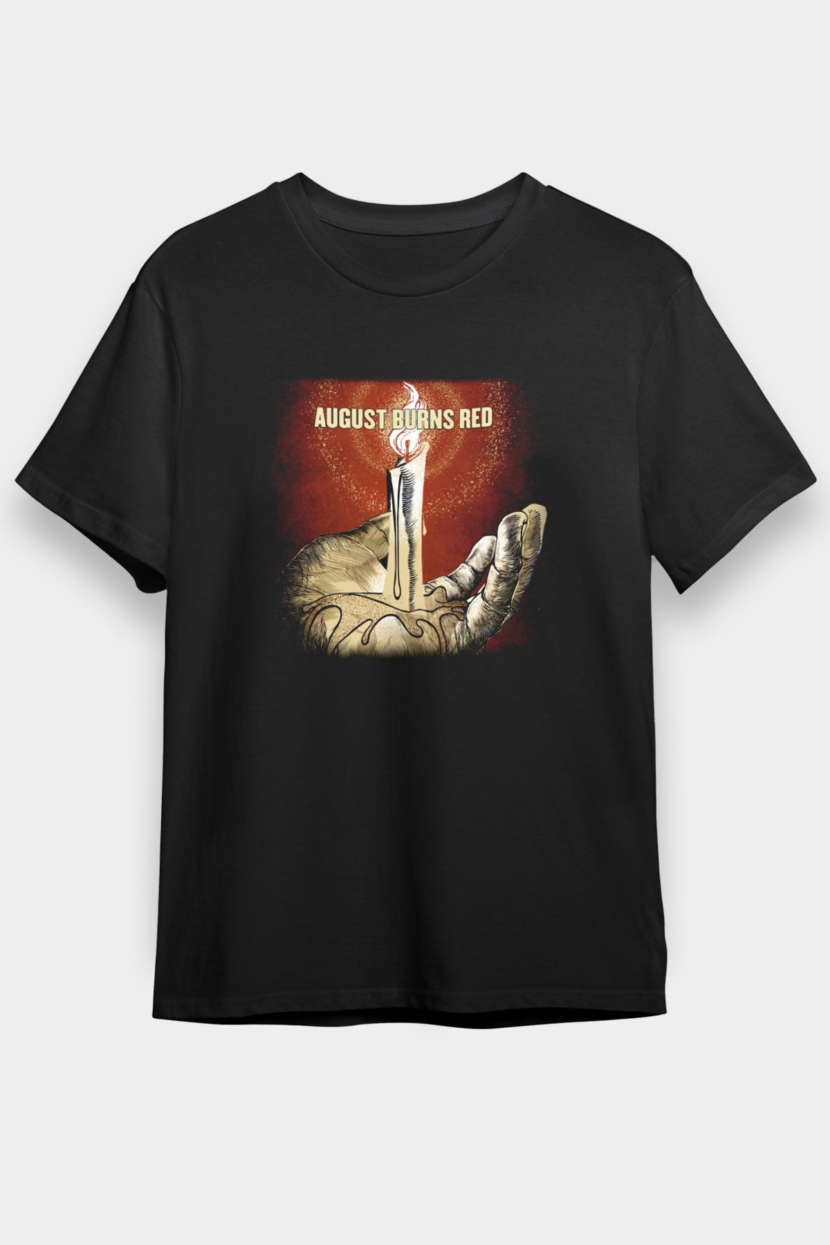 August Burns Red Siyah Unisex Tişört T-Shirt - TişörtFabrikası