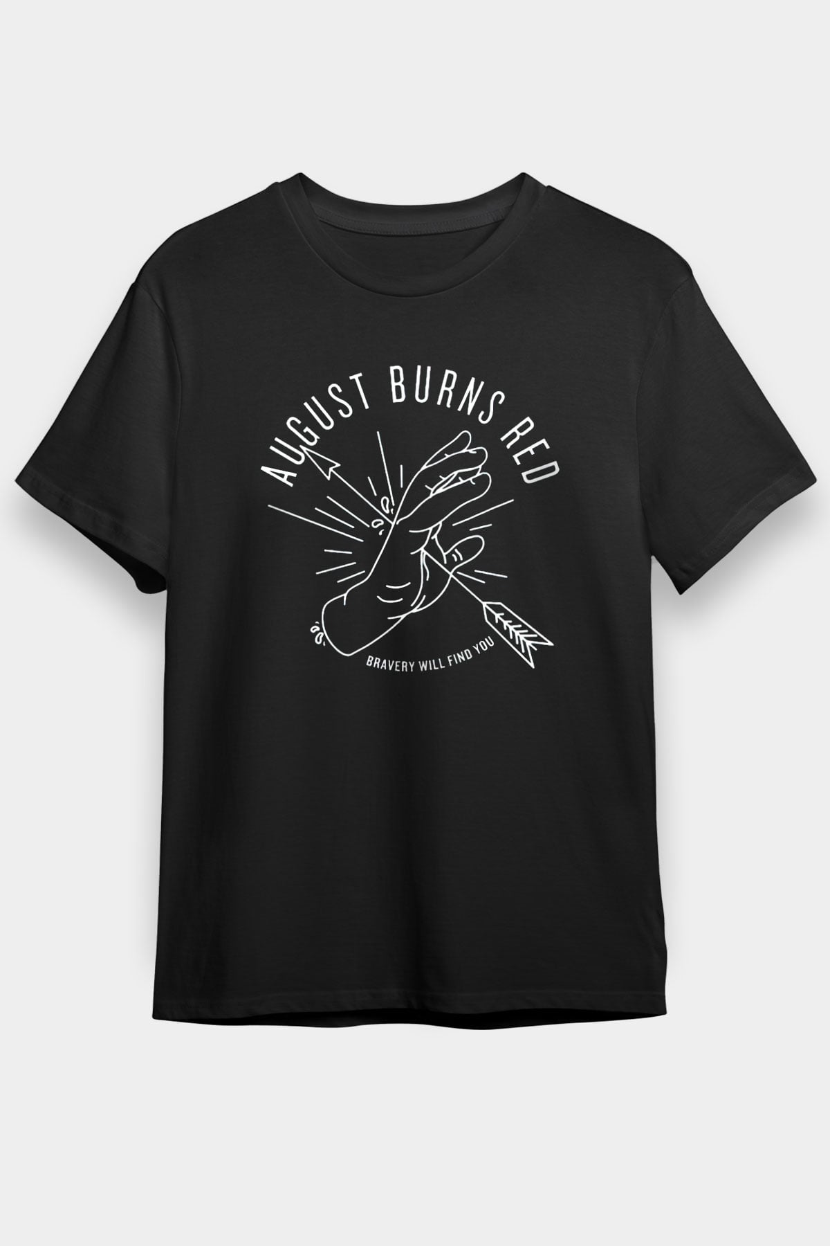 August Burns Red Siyah Unisex Tişört T-Shirt - TişörtFabrikası