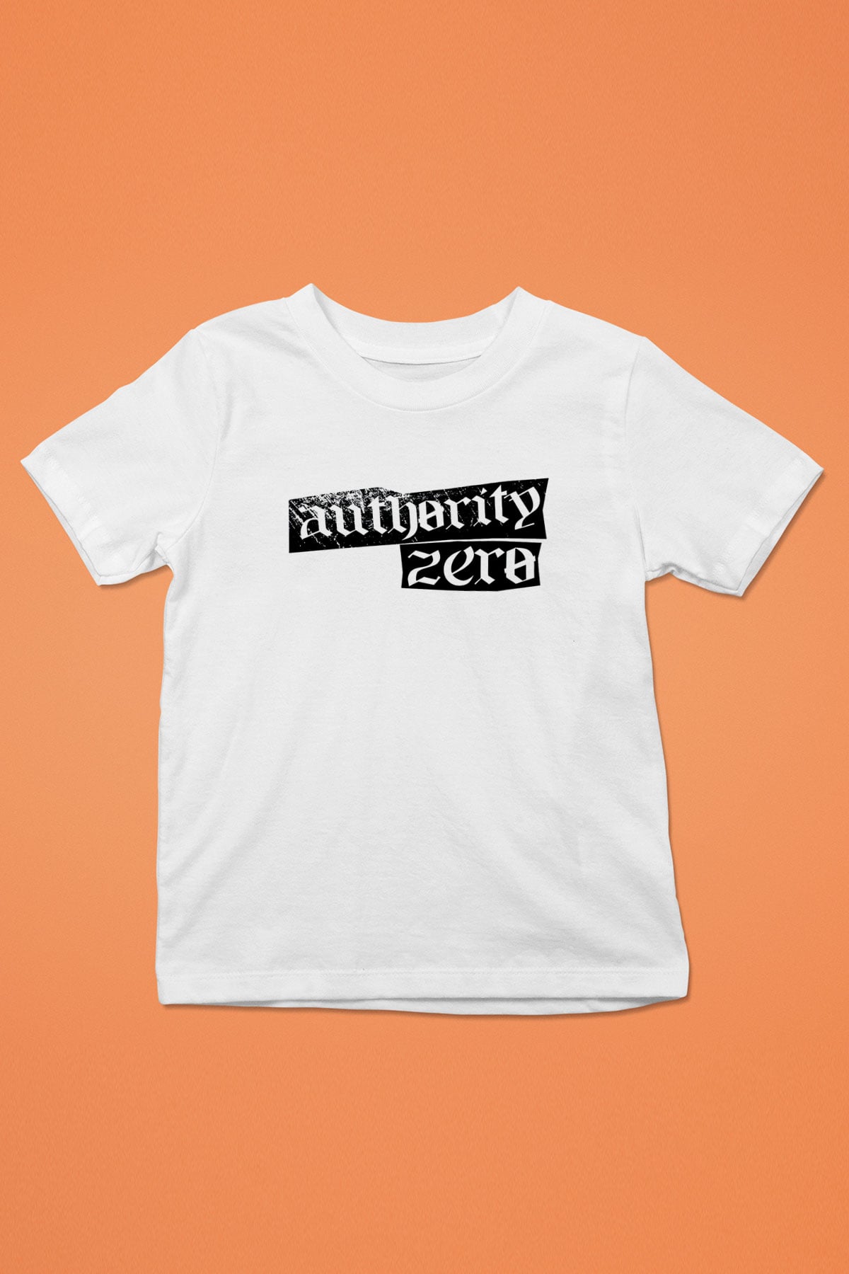 Authority Zero Beyaz Unisex Çocuk Tişört