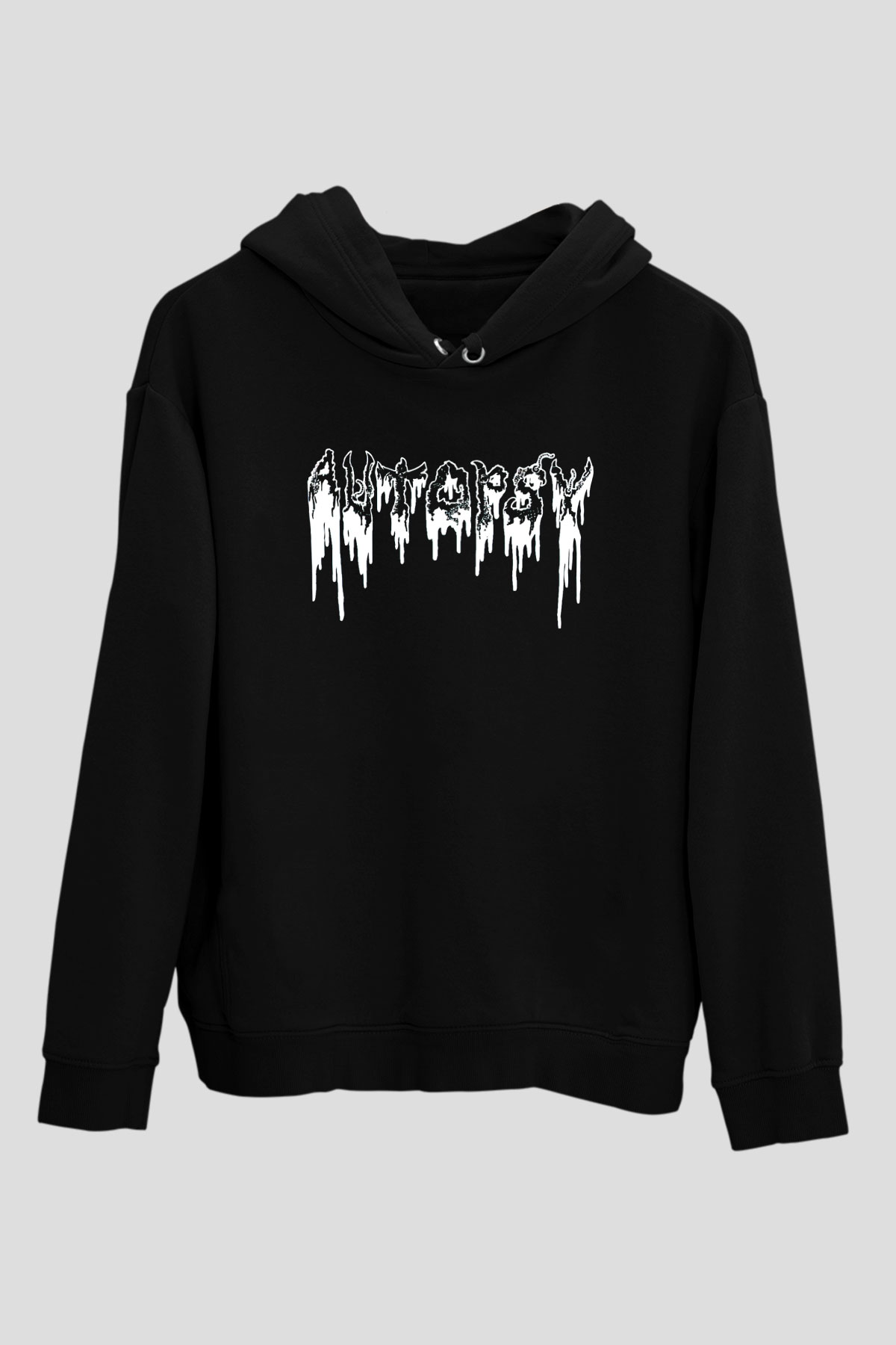 Autopsy Siyah Unisex Kapüşonlu Sweatshirt