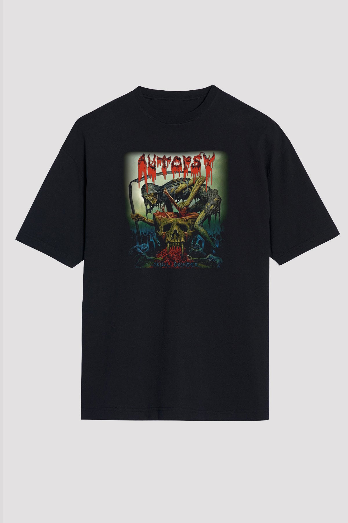 Autopsy Siyah Unisex Oversize Tişört T-Shirt