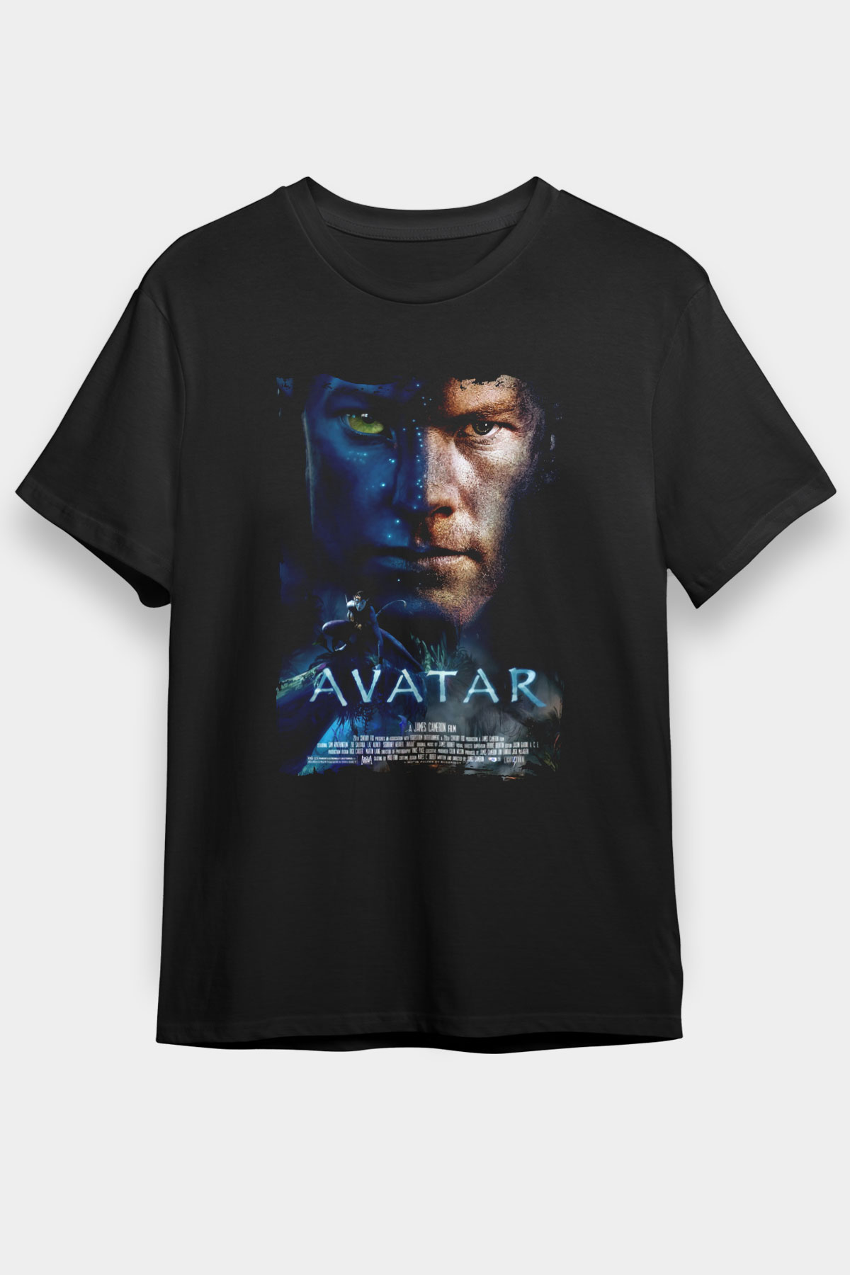 Avatar Siyah Unisex Graphic Tee - STREETWEAR