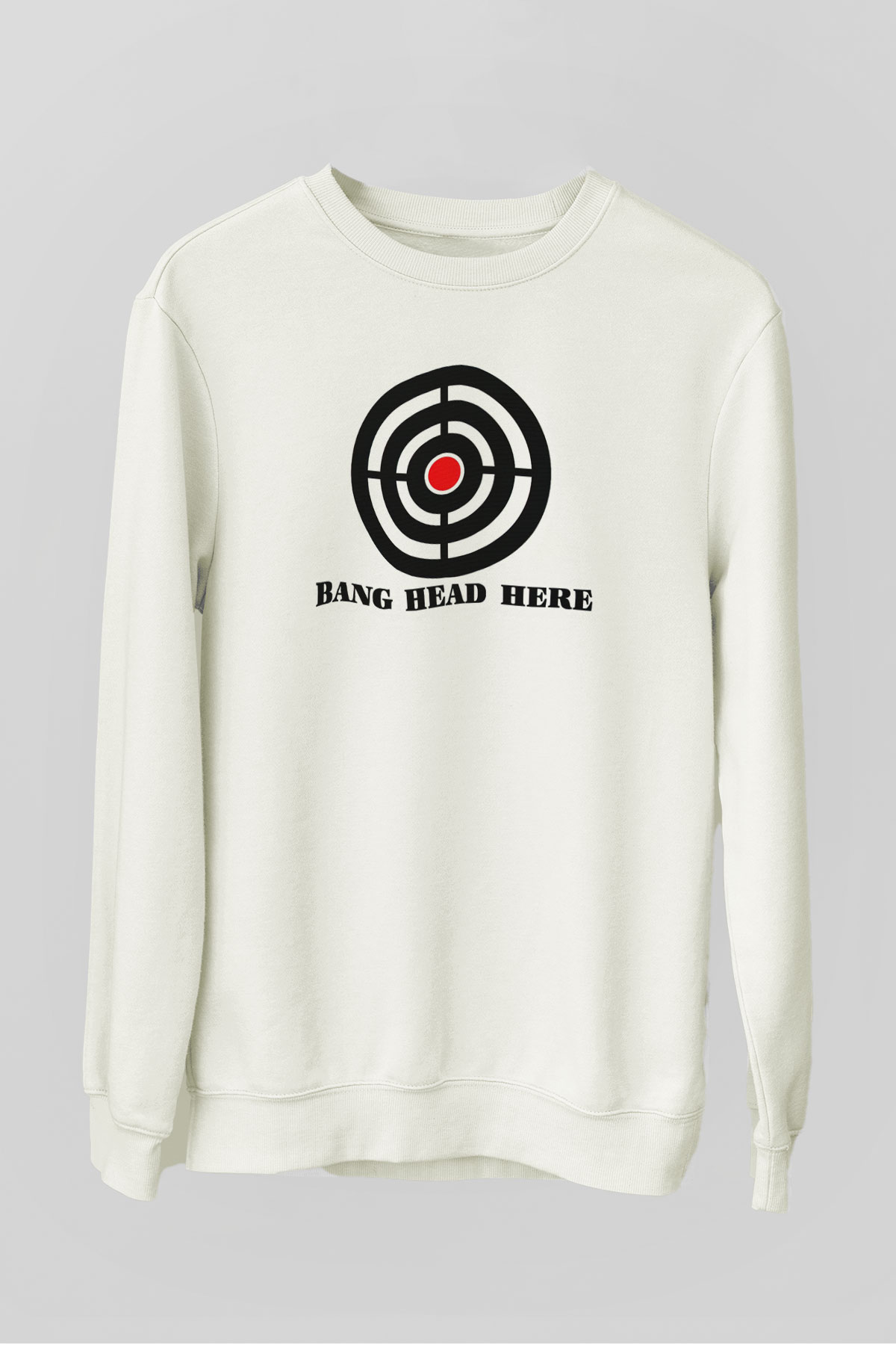 Avcı Beyaz Unisex Sweatshirt