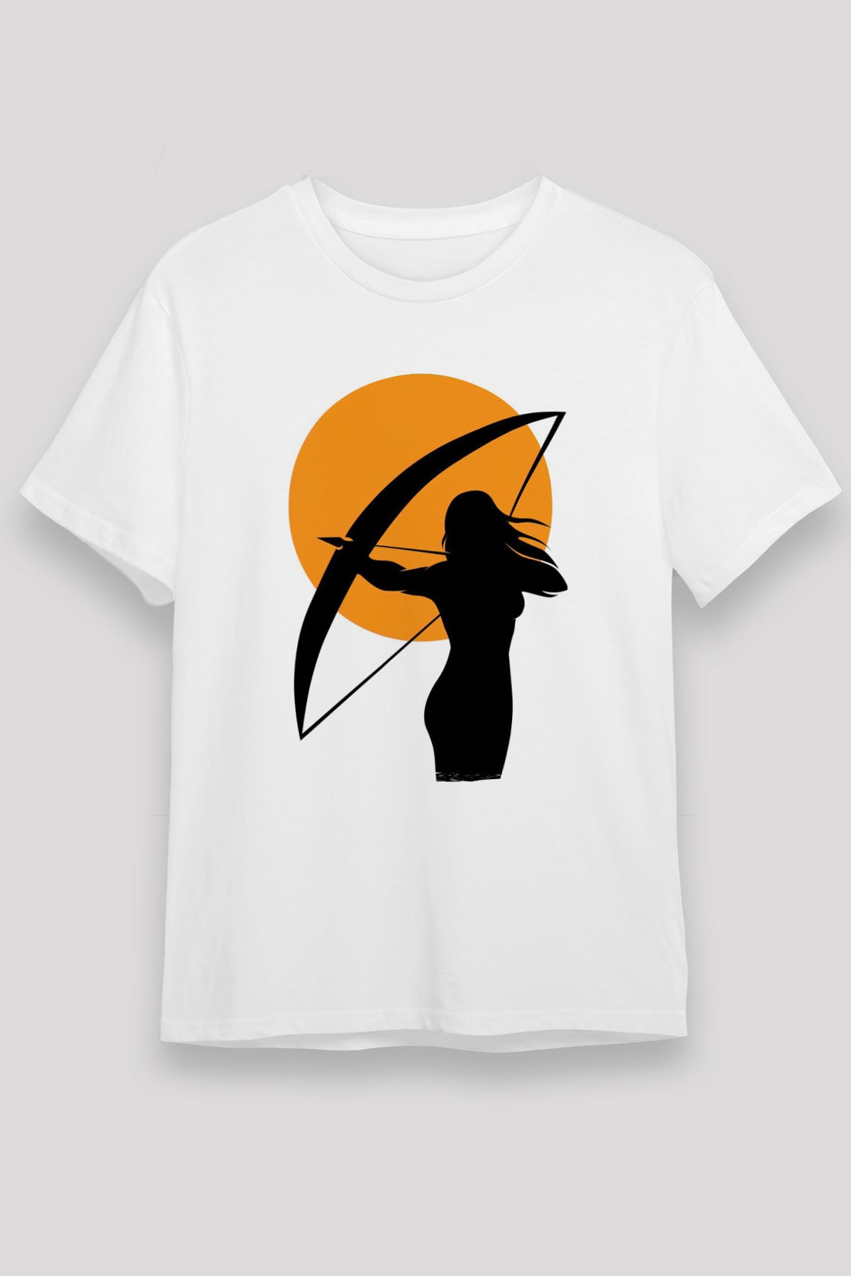 Avcı Beyaz Unisex Tişört T-Shirt - TişörtFabrikası