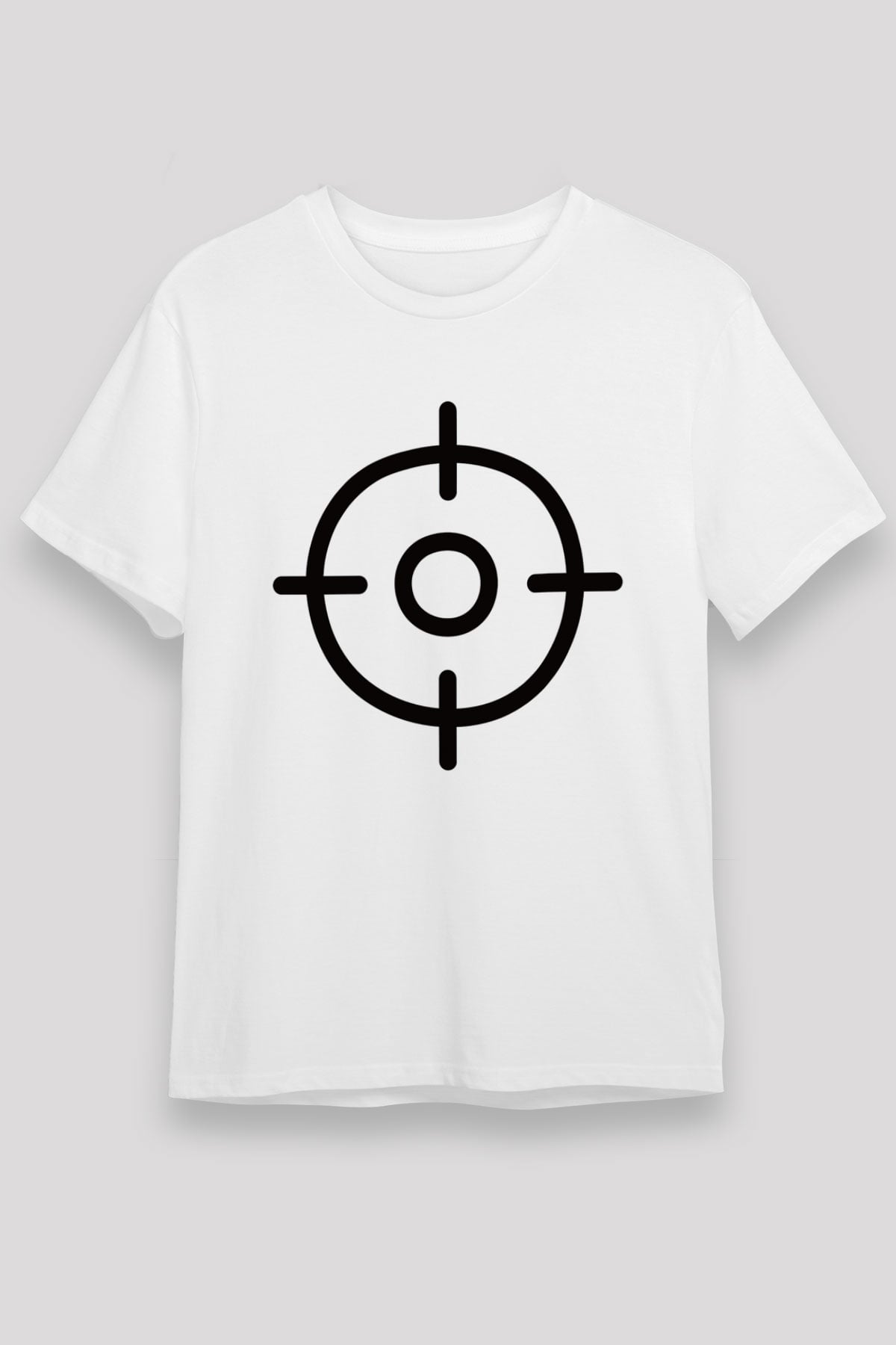 Avcı Beyaz Unisex Tişört T-Shirt - TişörtFabrikası