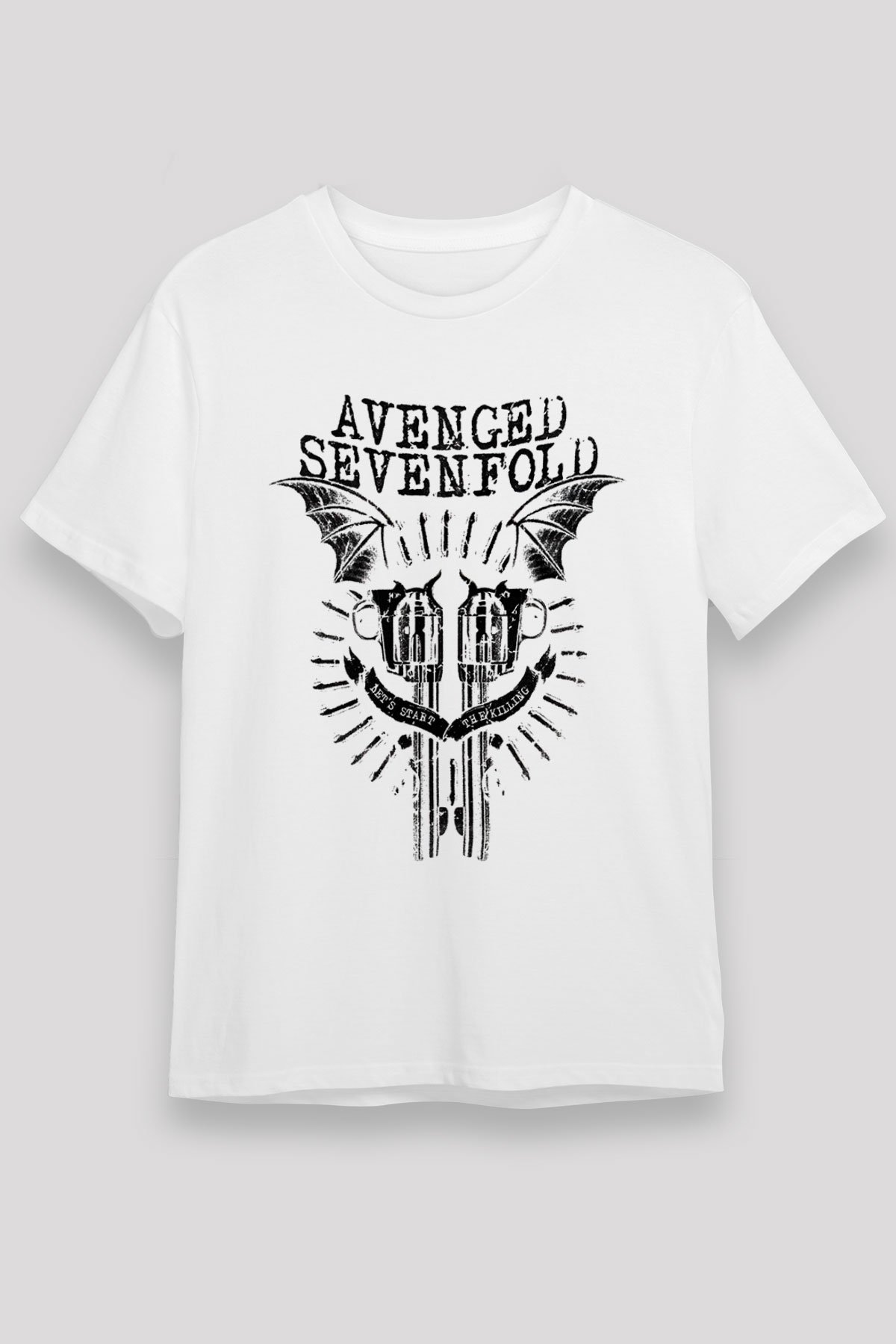 Avenged Sevenfold White Unisex Tee - STREETWEAR