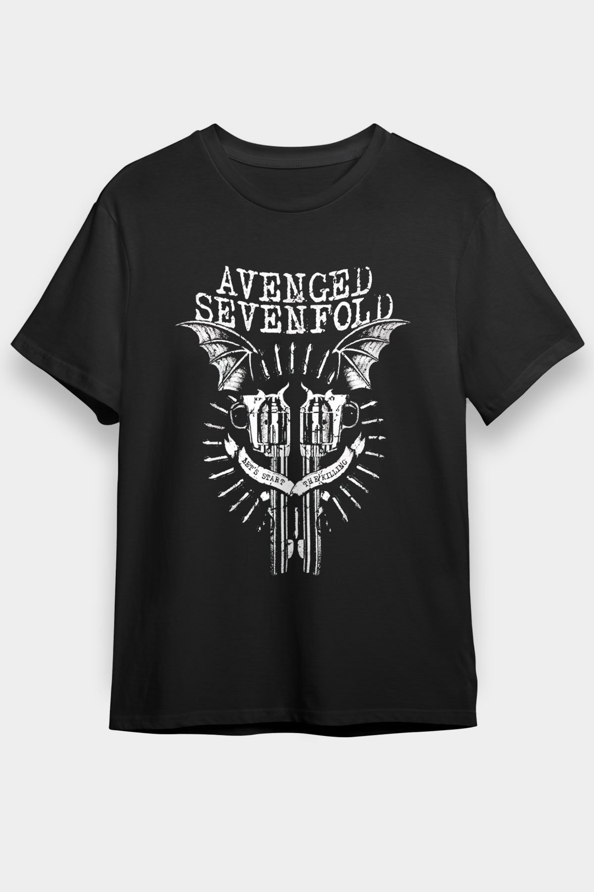 Avenged Sevenfold Black Unisex Tee - STREETWEAR