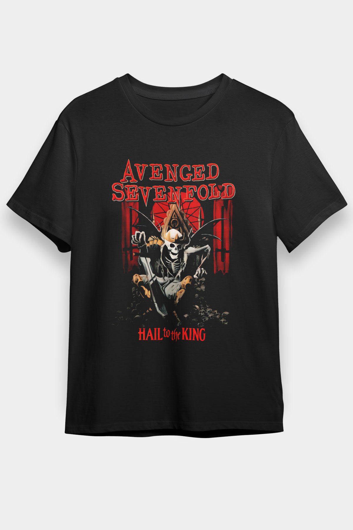 Avenged Sevenfold Black Unisex Tee - STREETWEAR