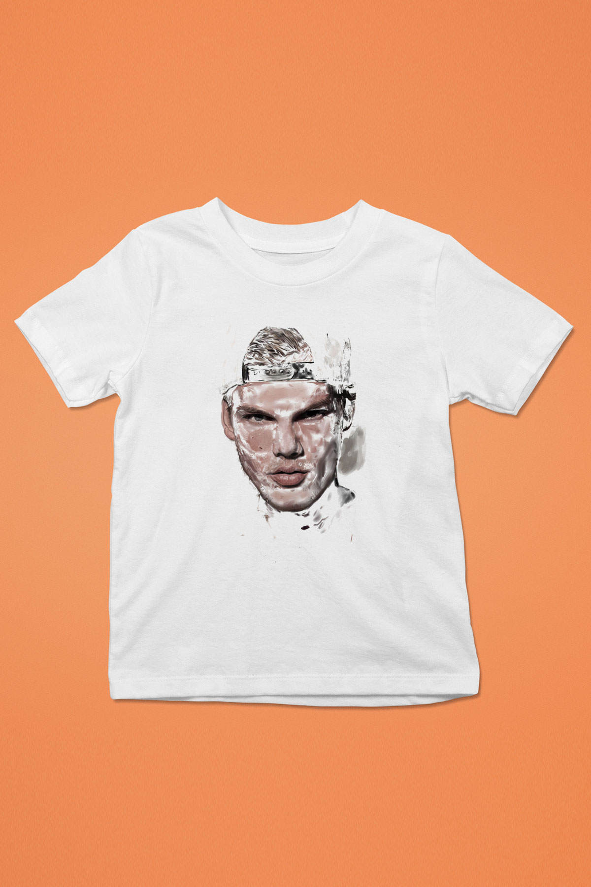 Avicii Beyaz Unisex Çocuk Tişört