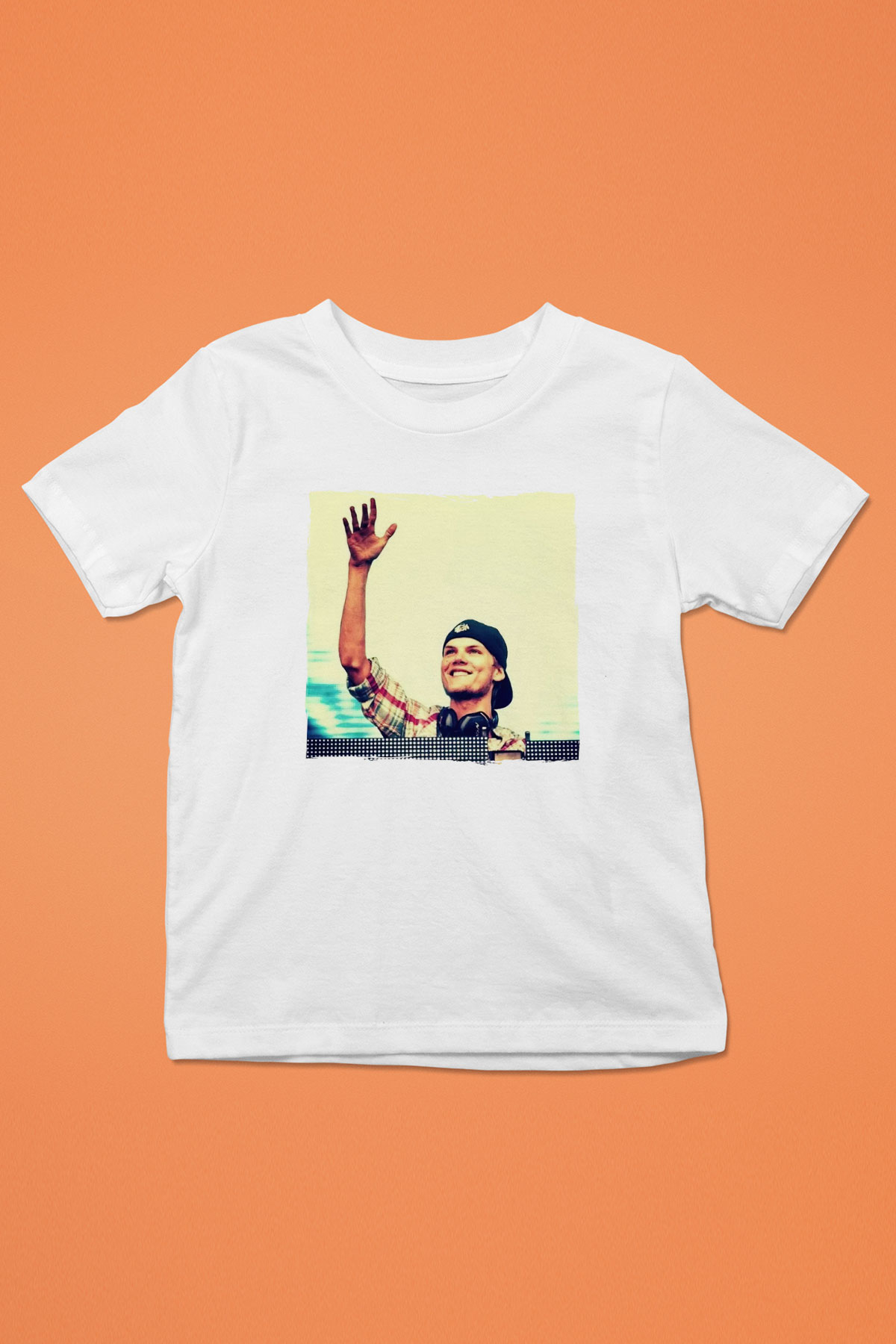 Avicii Beyaz Unisex Çocuk Tişört