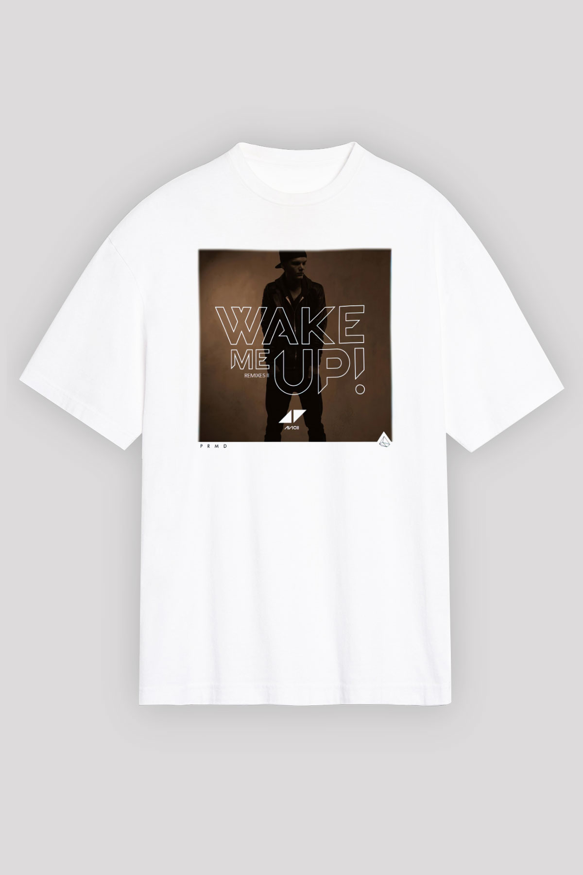 Avicii Beyaz Unisex Oversize Tişört T-Shirt