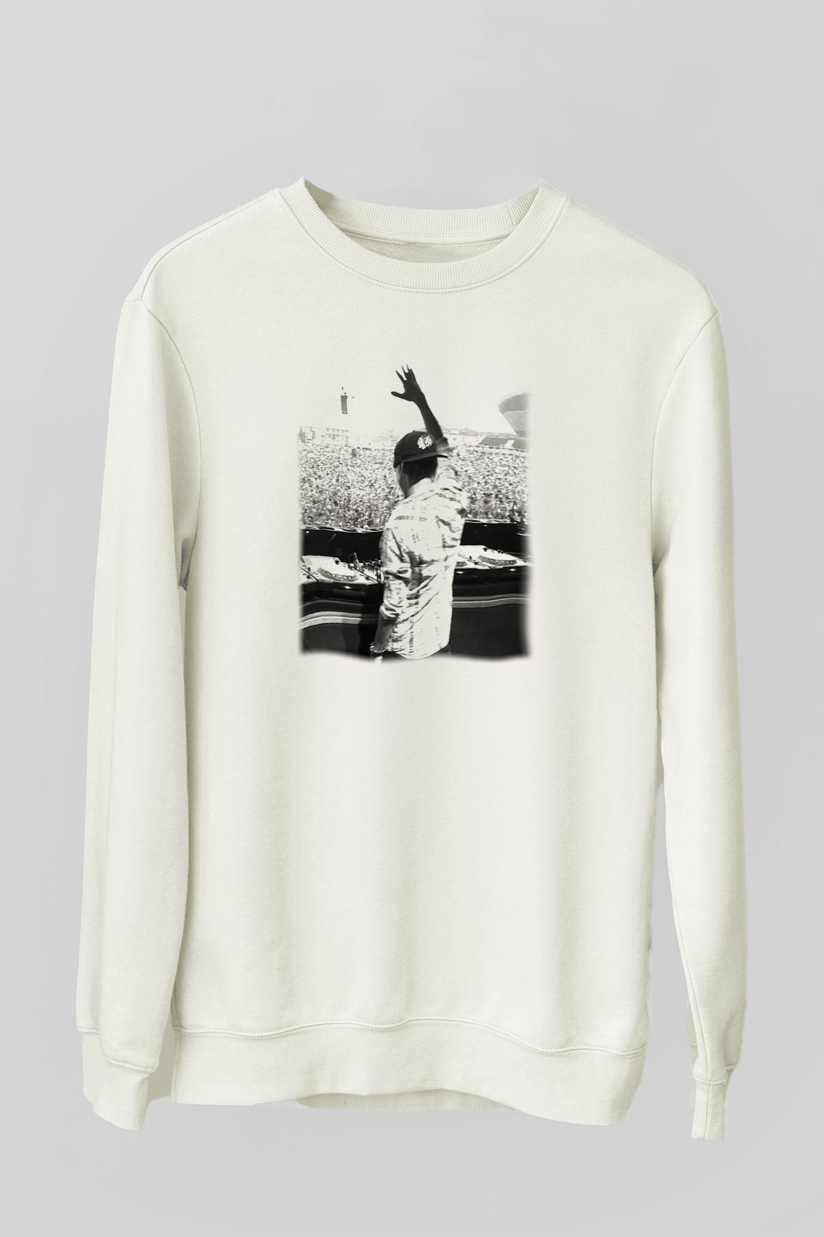 Avicii Beyaz Unisex Sweatshirt