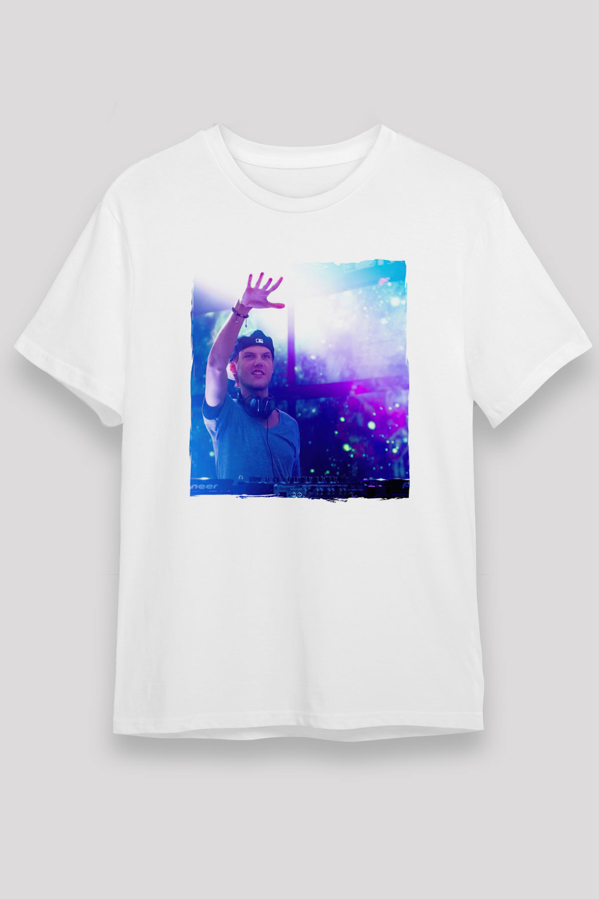 Avicii Beyaz Unisex Tişört T-Shirt - TişörtFabrikası