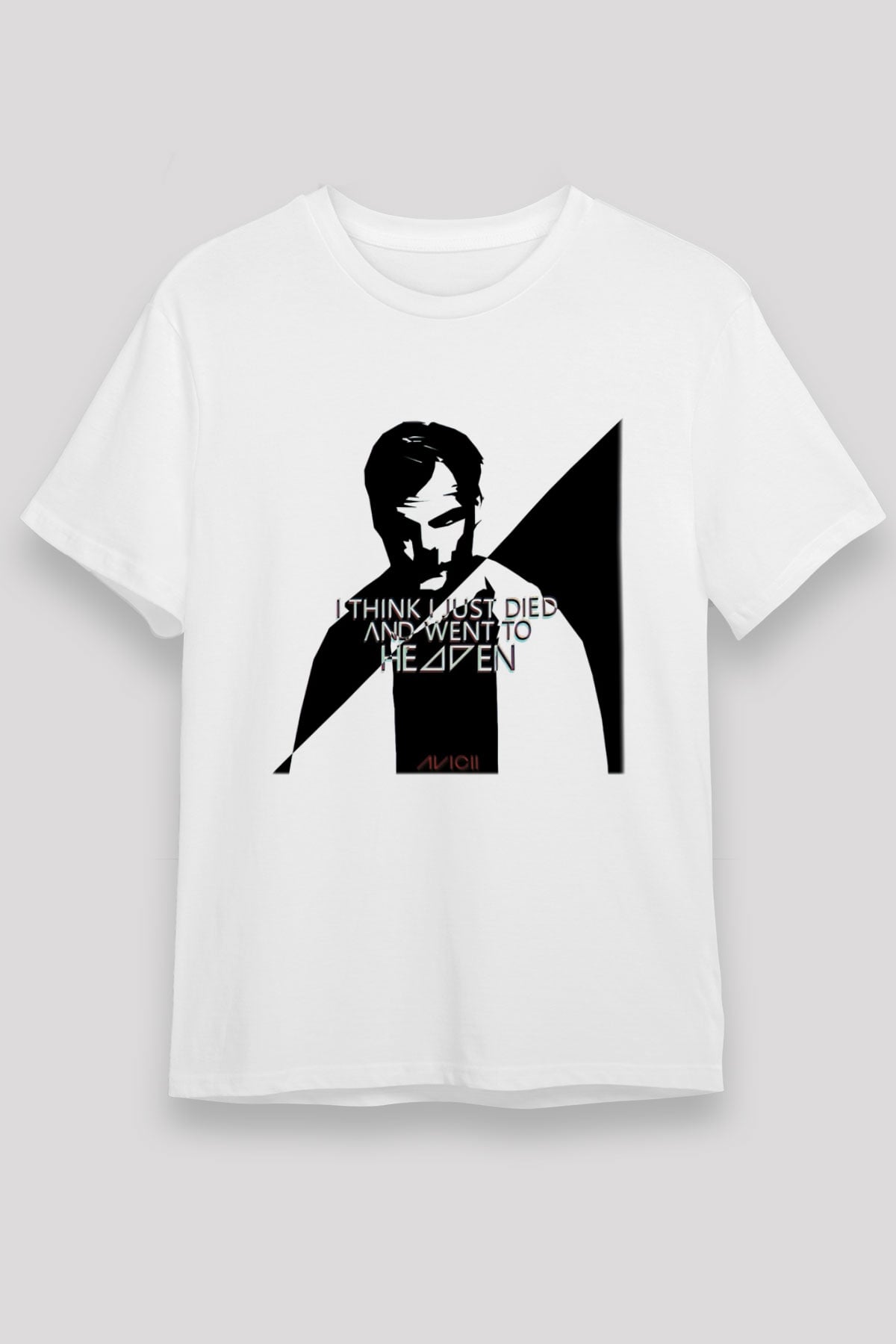 Avicii Beyaz Unisex Tişört T-Shirt - TişörtFabrikası