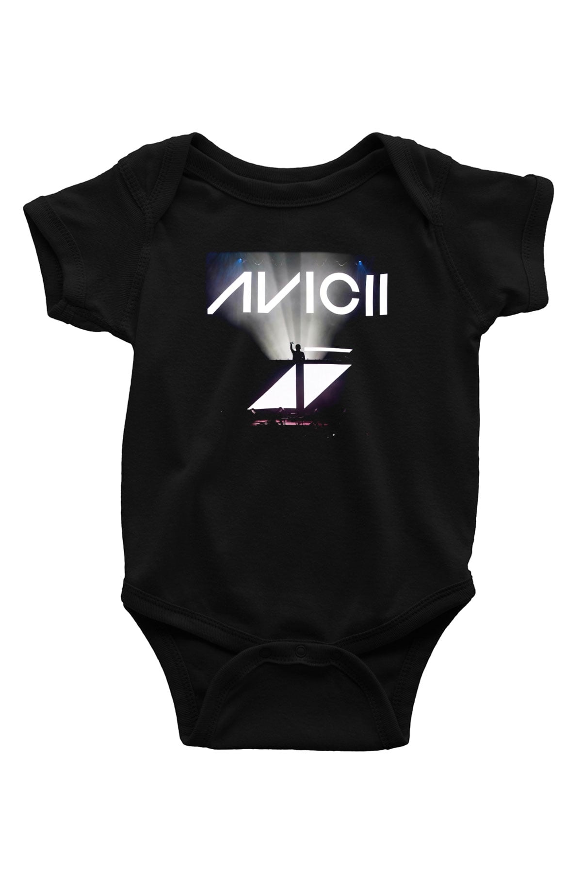 Avicii Siyah Bebek Body - Zıbın