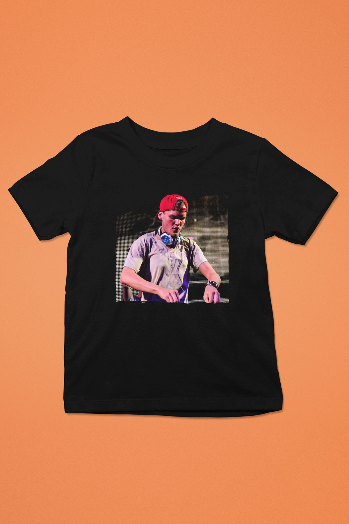 Avicii Siyah Unisex Çocuk Tişört