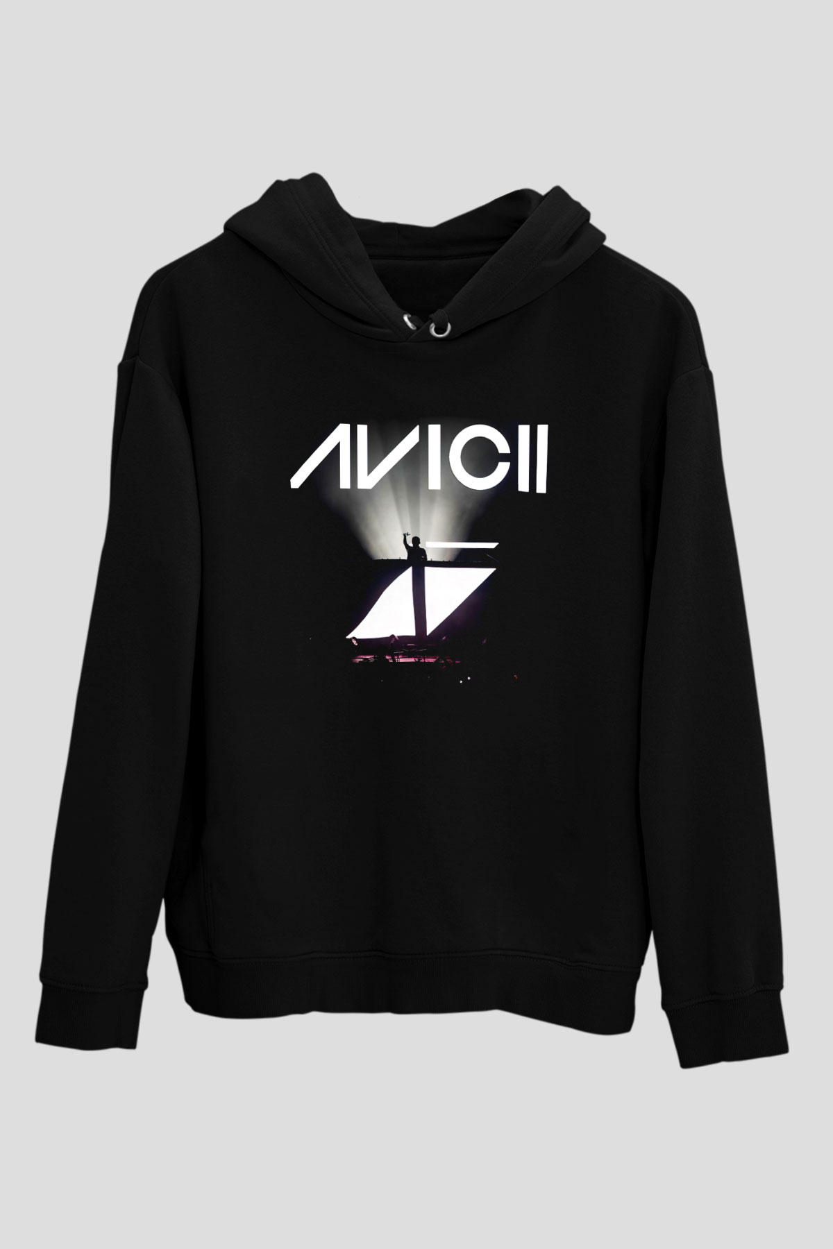 Avicii Siyah Unisex Hoodie