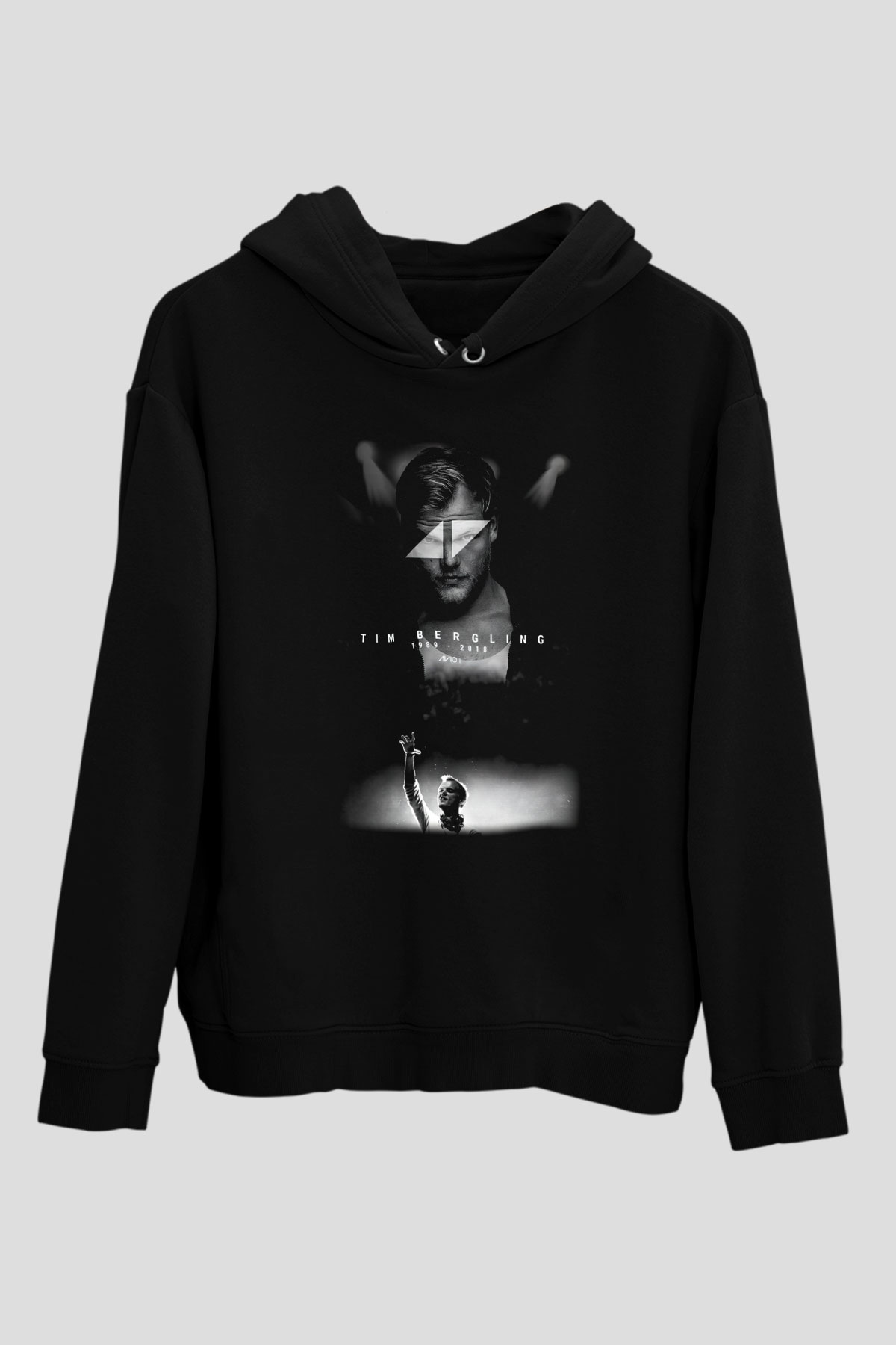 Avicii Siyah Unisex Hoodie