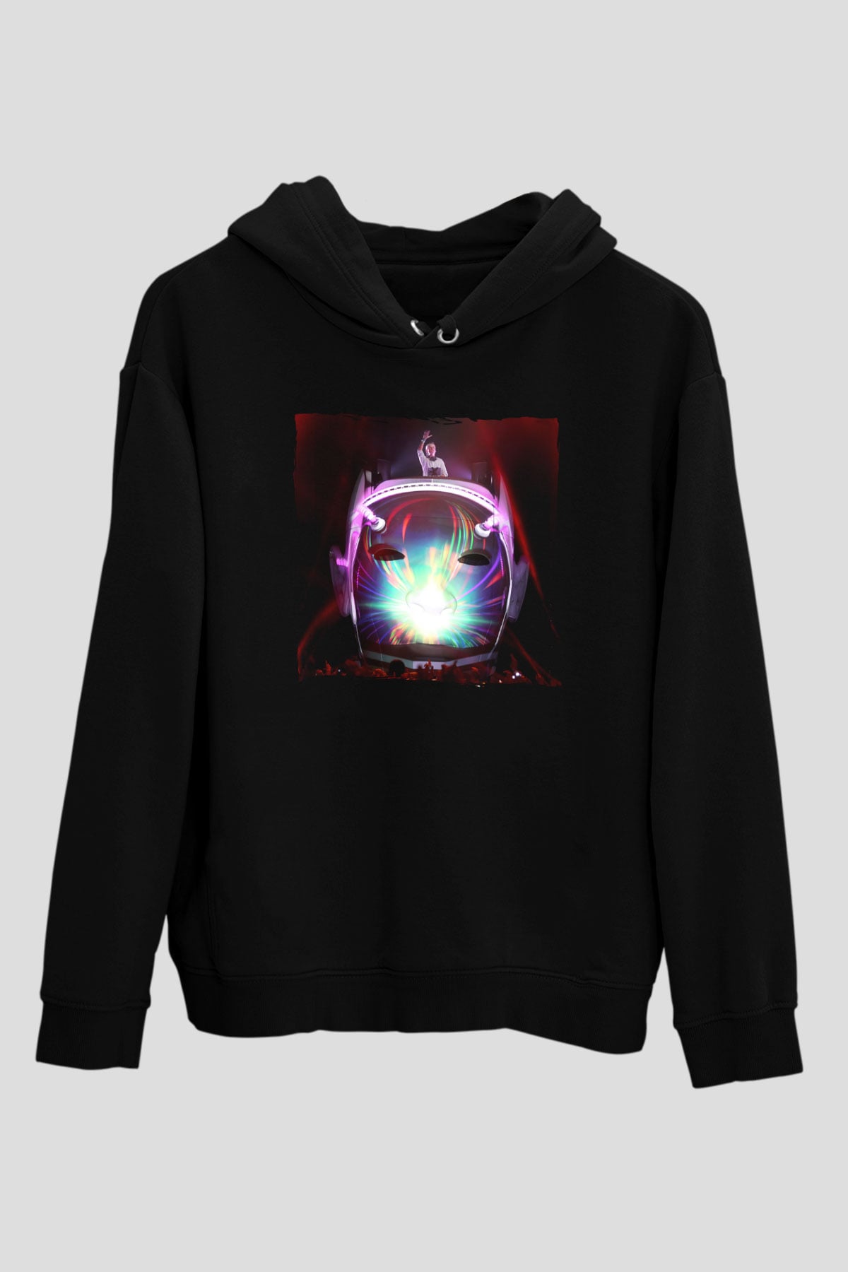 Avicii Siyah Unisex Kapüşonlu Sweatshirt