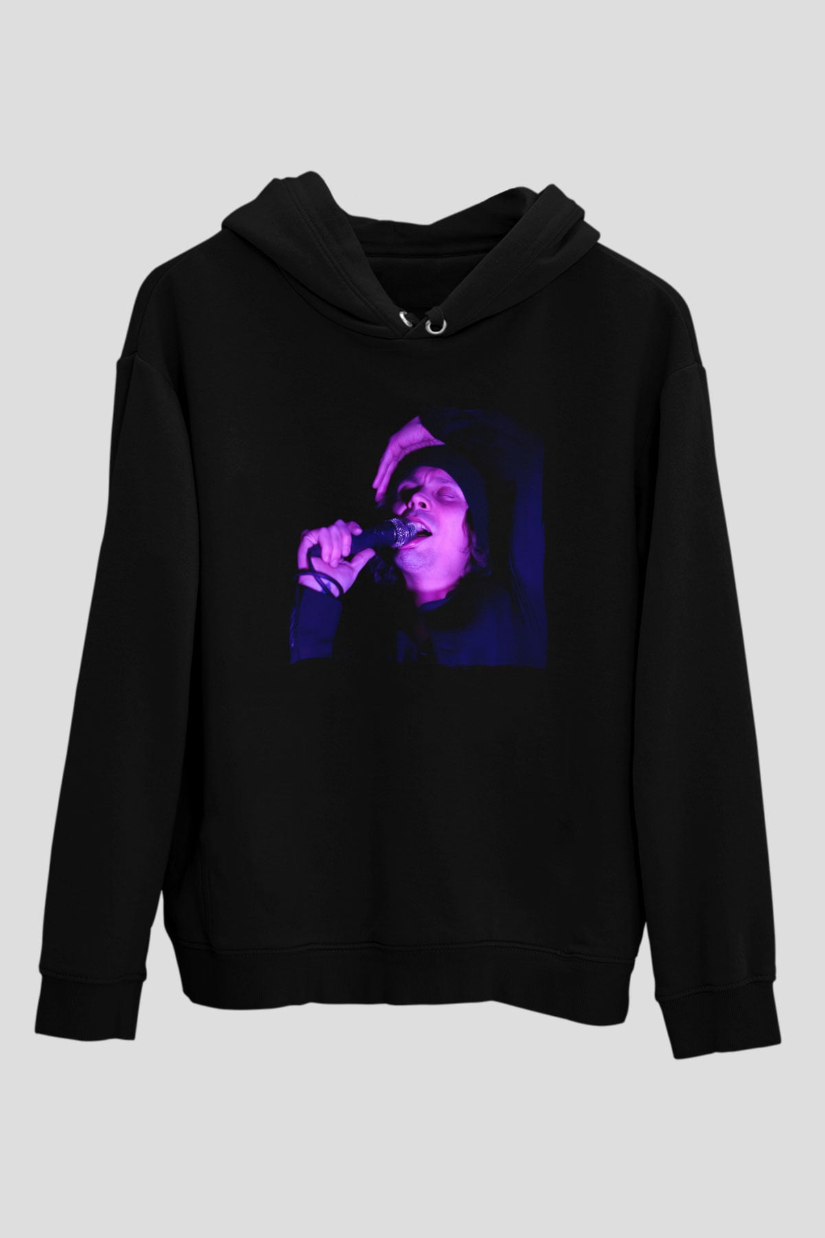 Avicii Siyah Unisex Kapüşonlu Sweatshirt