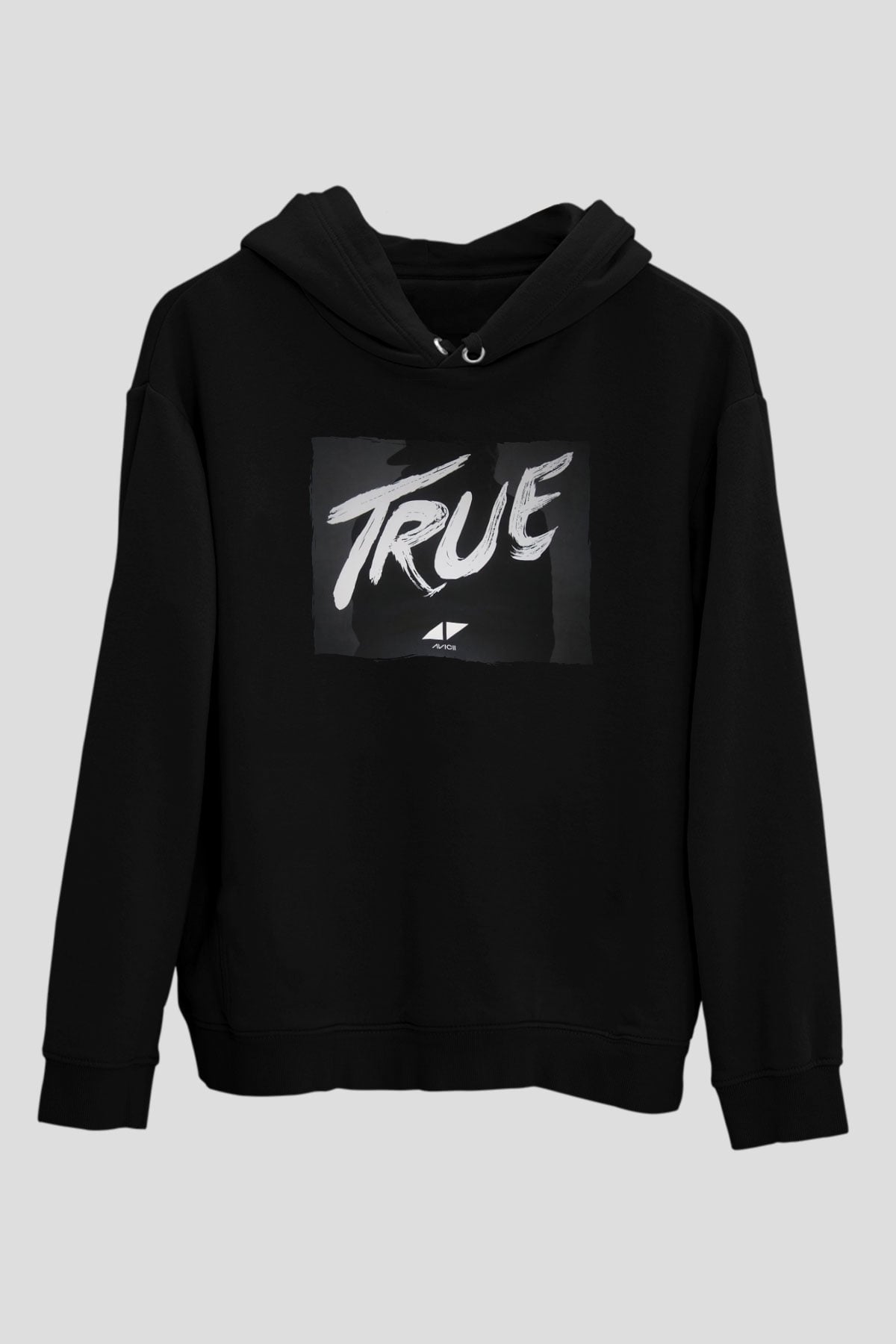Avicii Siyah Unisex Kapüşonlu Sweatshirt